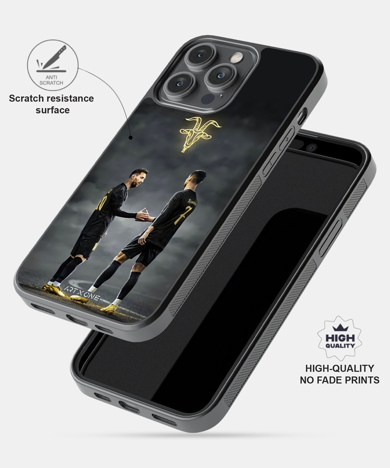 Football (Messi x Ronaldo) Mobile Back Cover