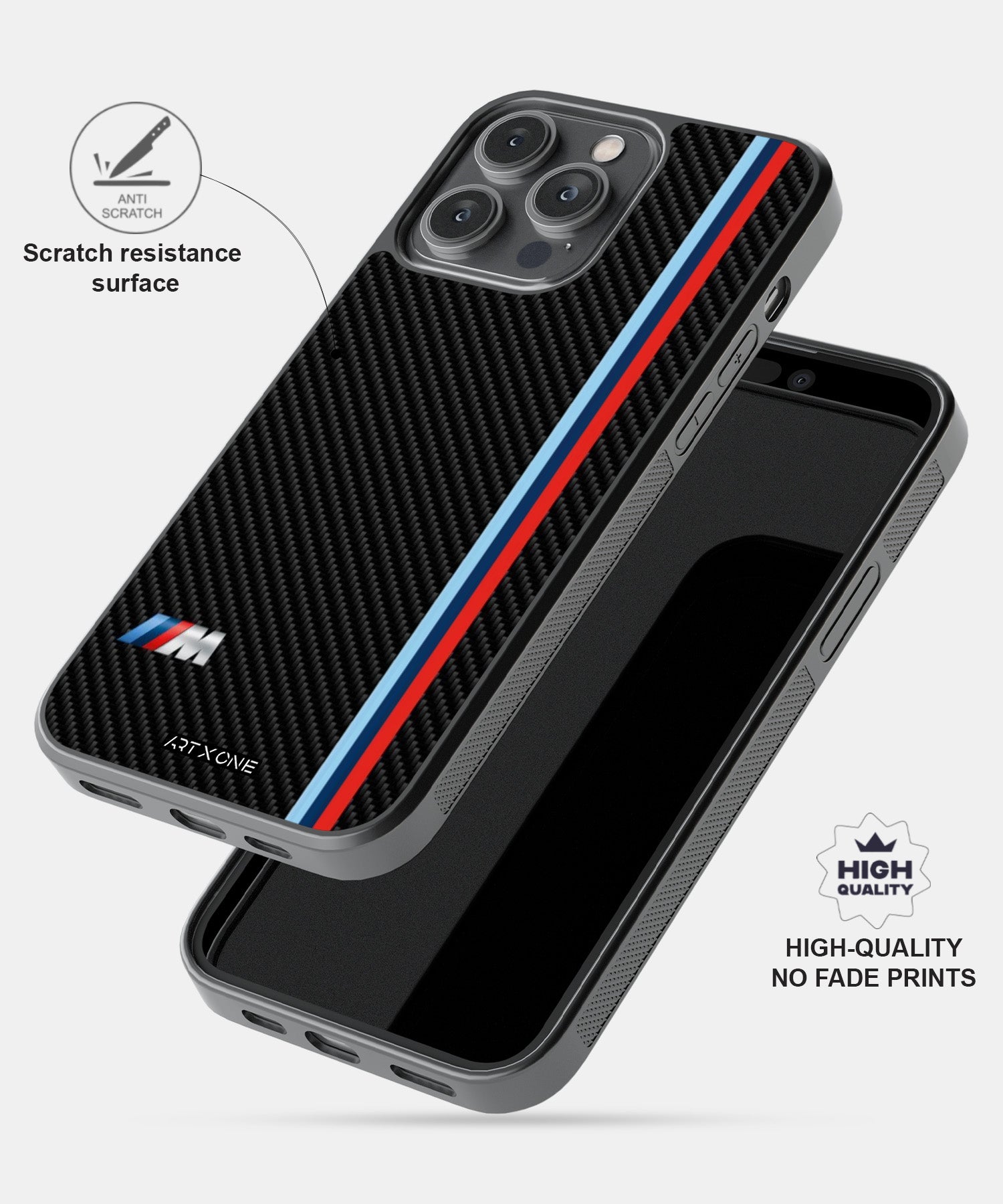 BMW Carbon Fibre Mobile Back Cover
