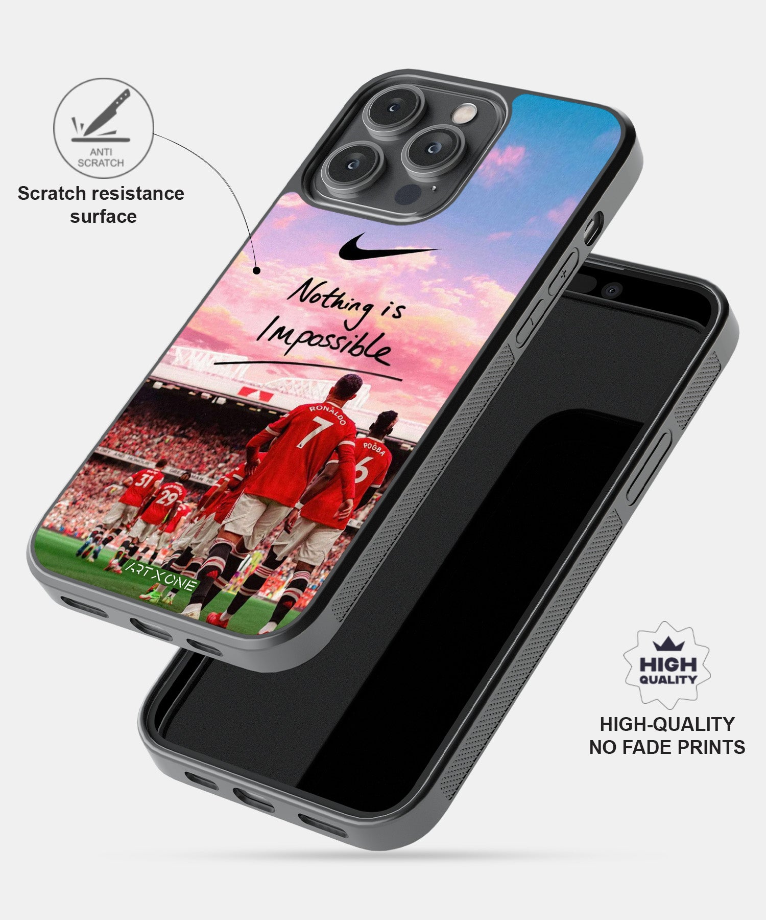 Football (Ronaldo Nothing is Impossible) Mobile Back Cover