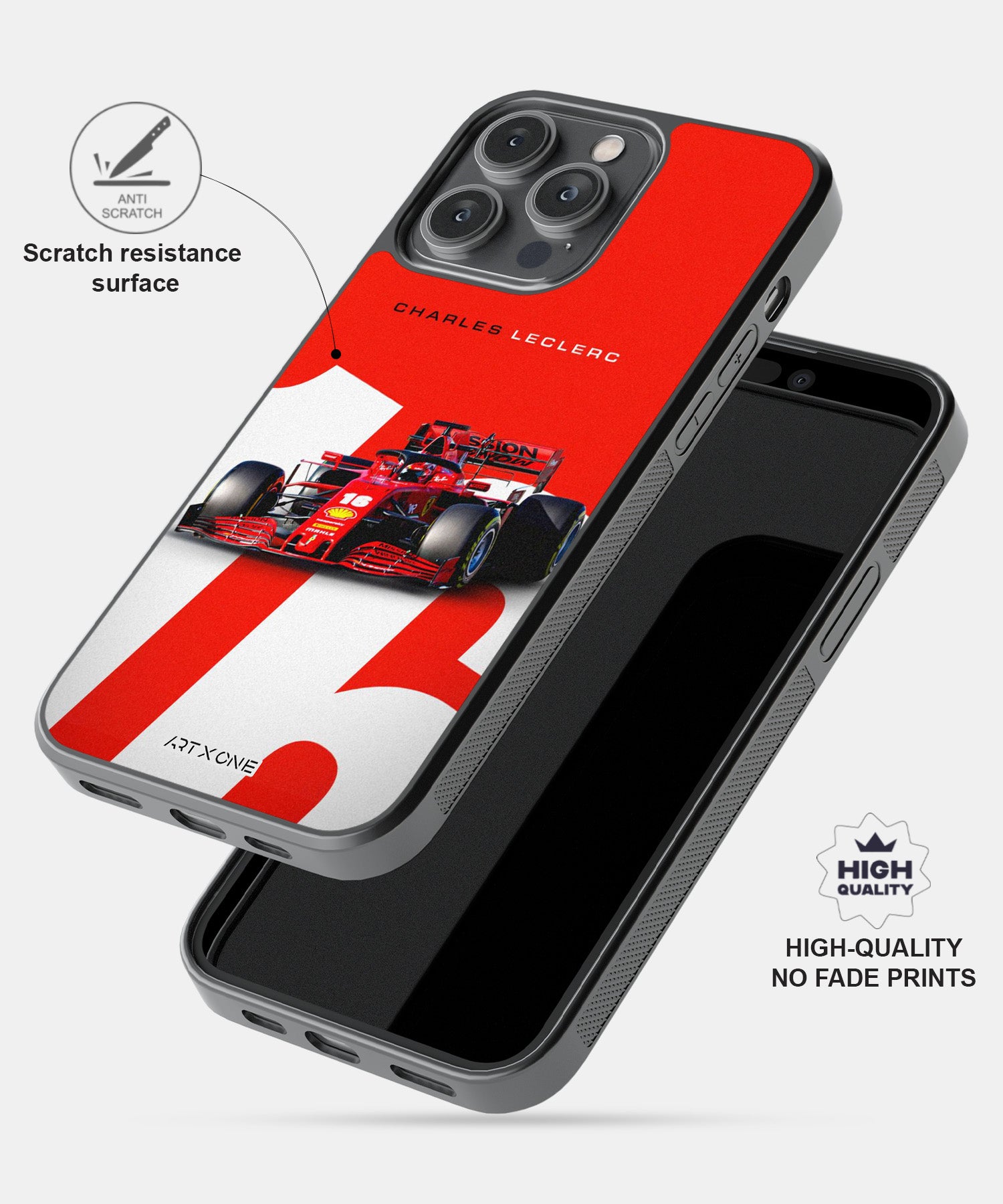 Charles Leclerc  Ferrari F1 Mobile Back Cover