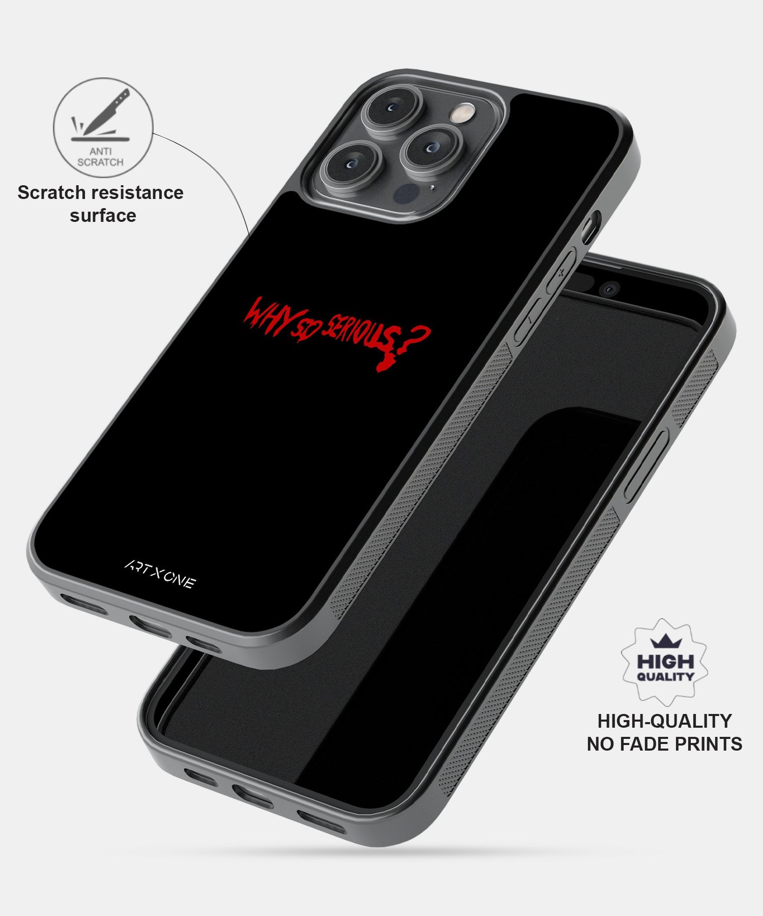 DC (Why so Serious) Mobile Back Cover