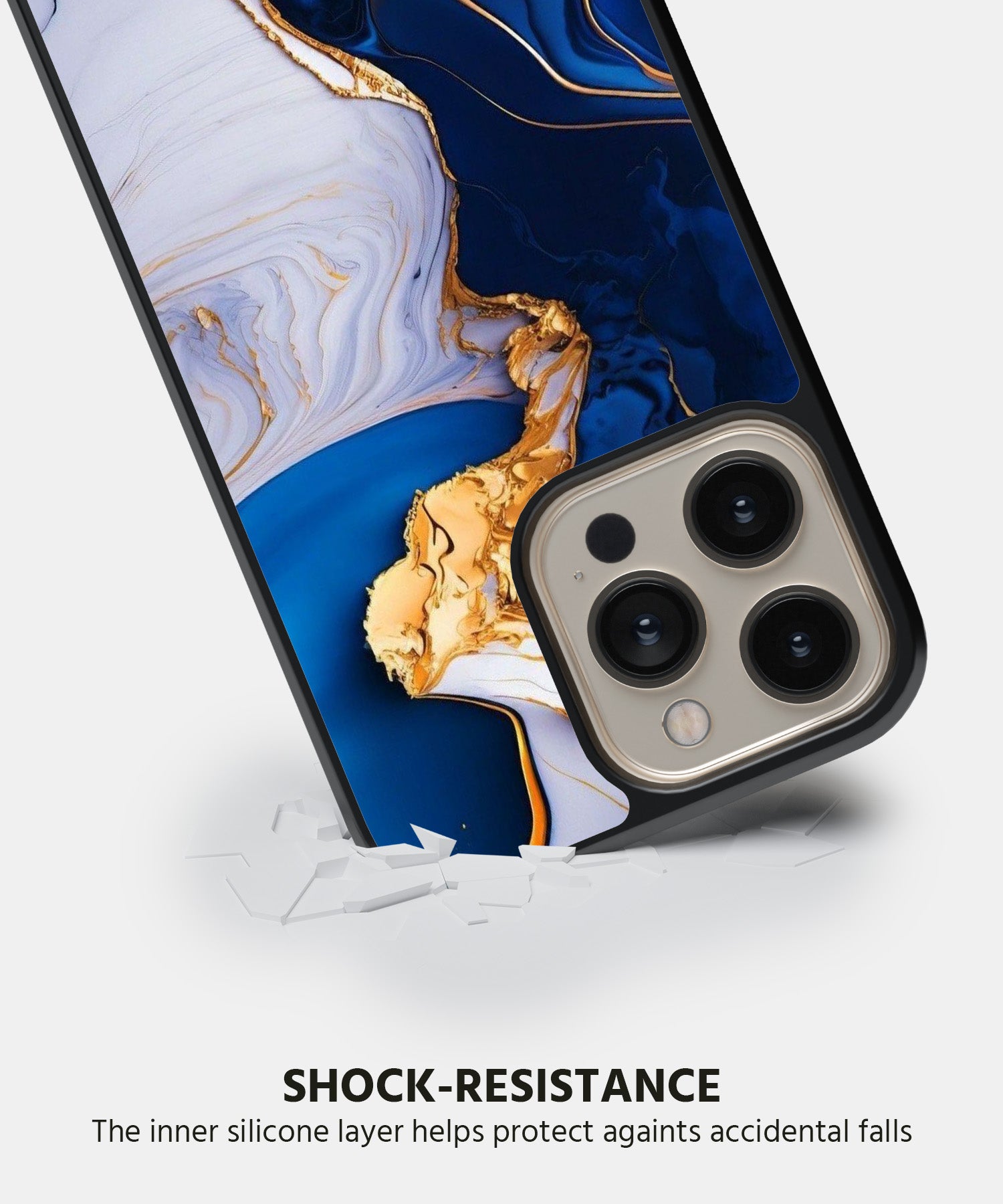 Blue Marbel Mobile Back Cover