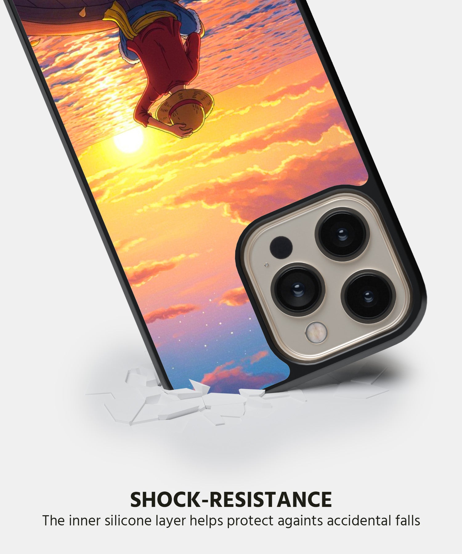 Luffy Sunset Mobile Back Cover