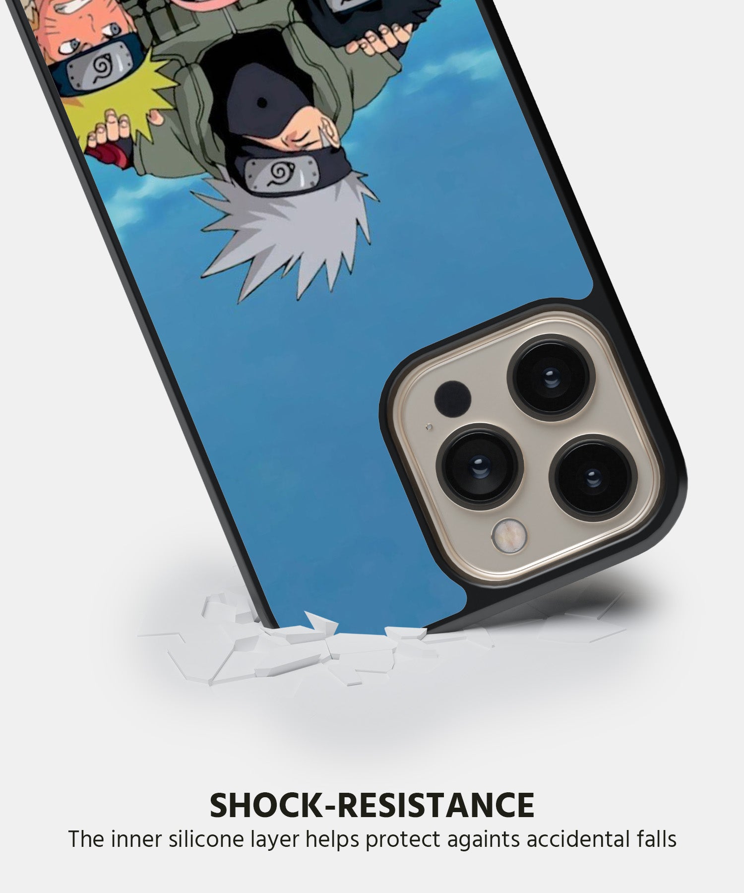 Kakashi And Friends Mobile Back Cover