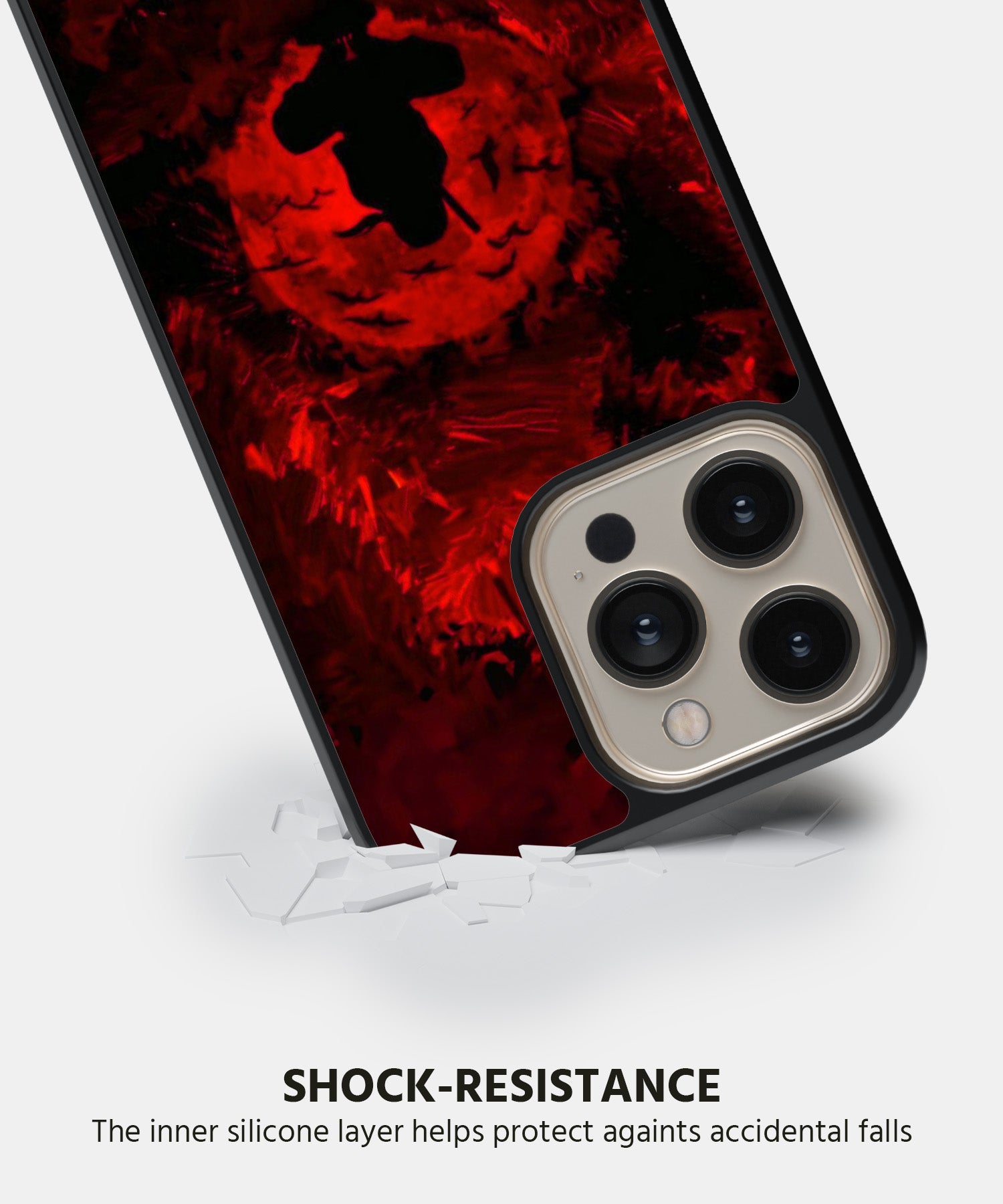 Sasuke Uchiha Red Moon Mobile Back Cover