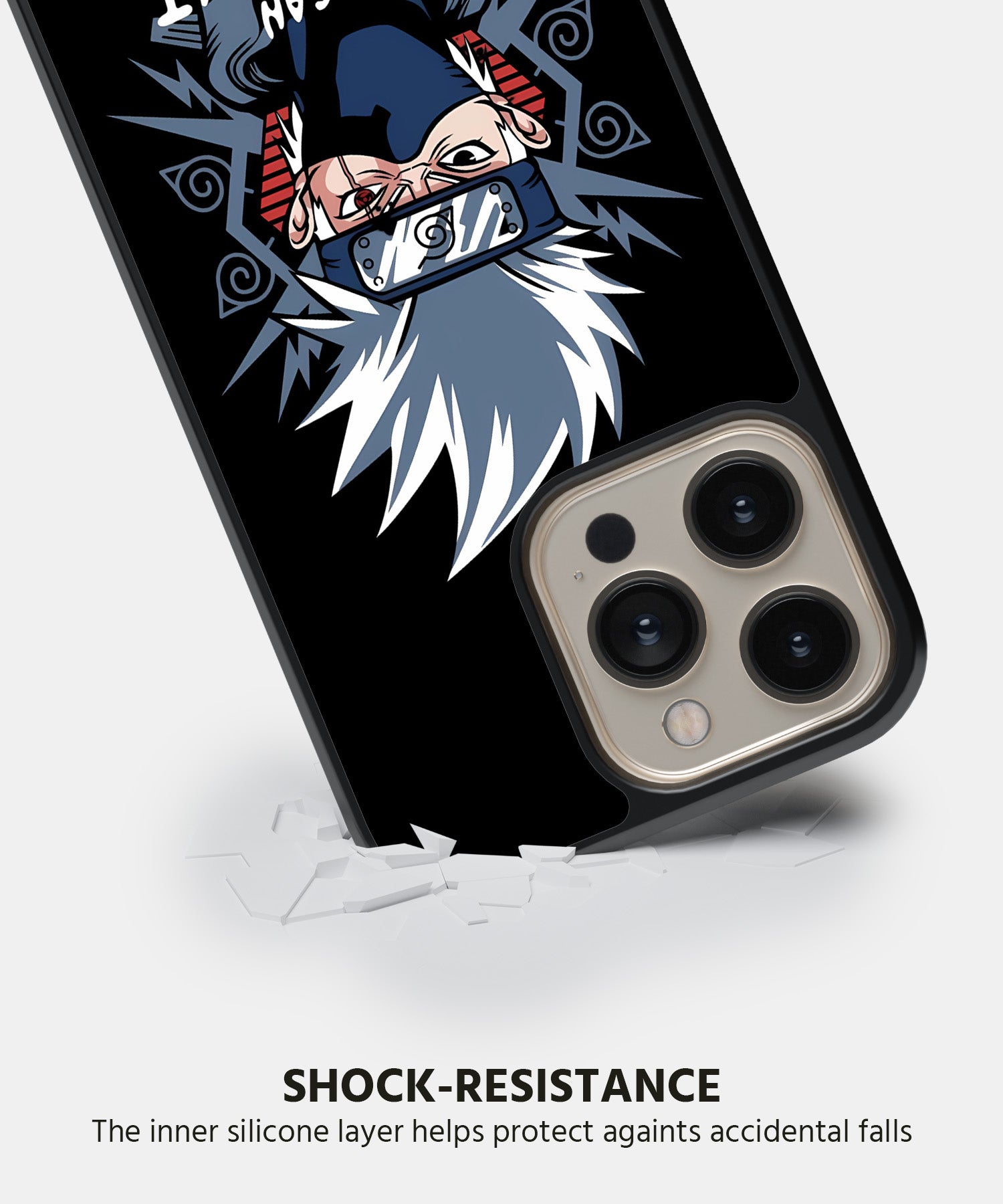 Kakashi Minimal Mobile Back Cover