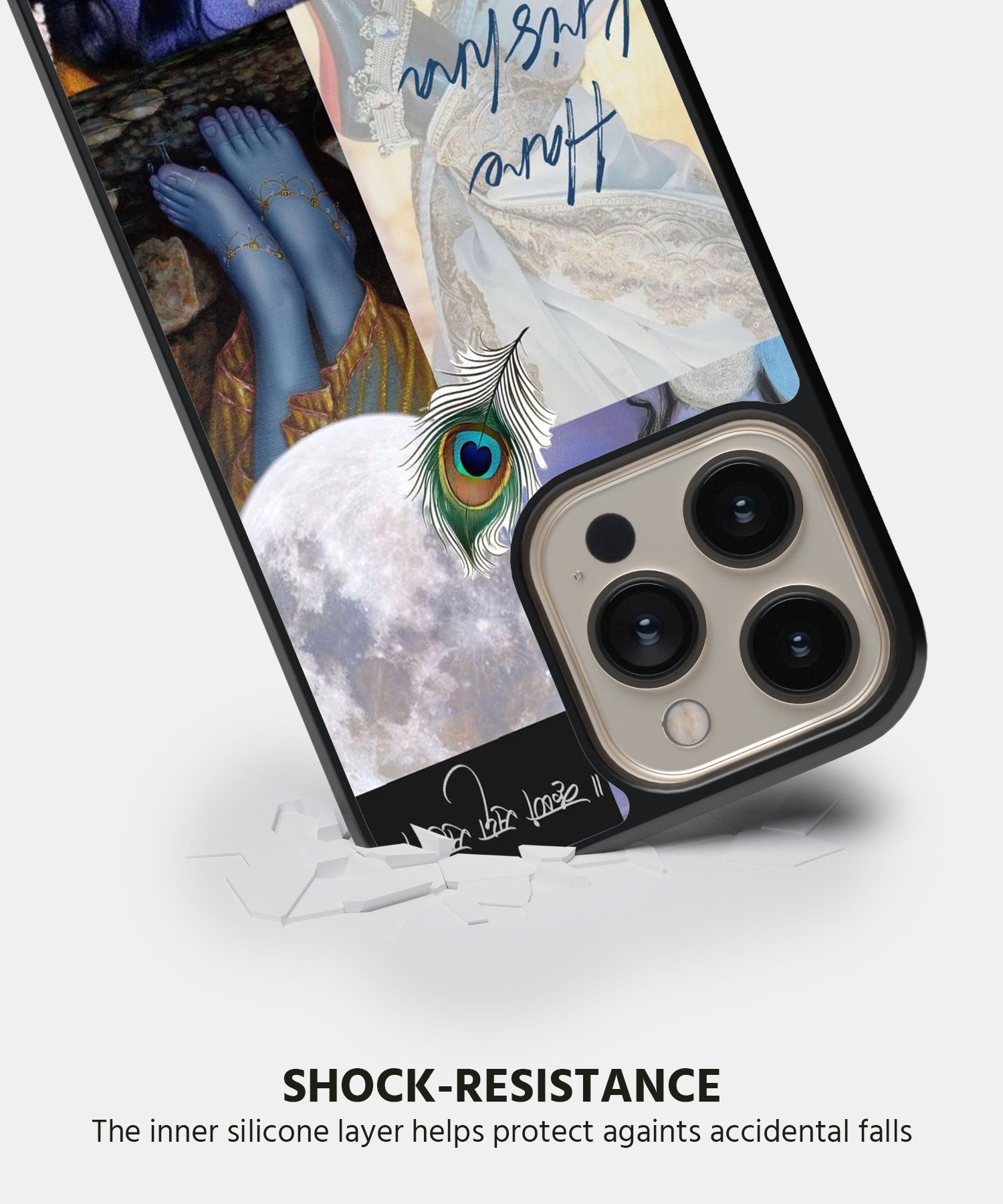 Hindu Gods (Hare Krishna) Mobile Back Cover