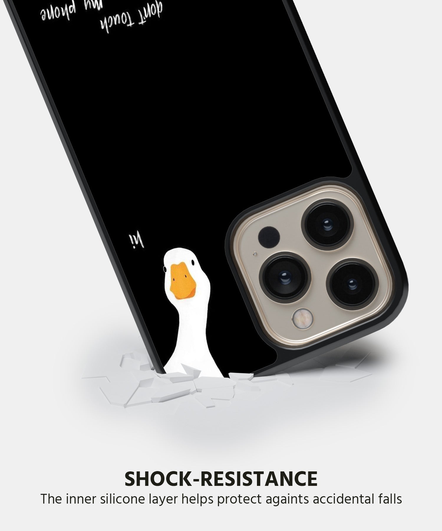 Don't Touch My Phone! Mobile Back Cover
