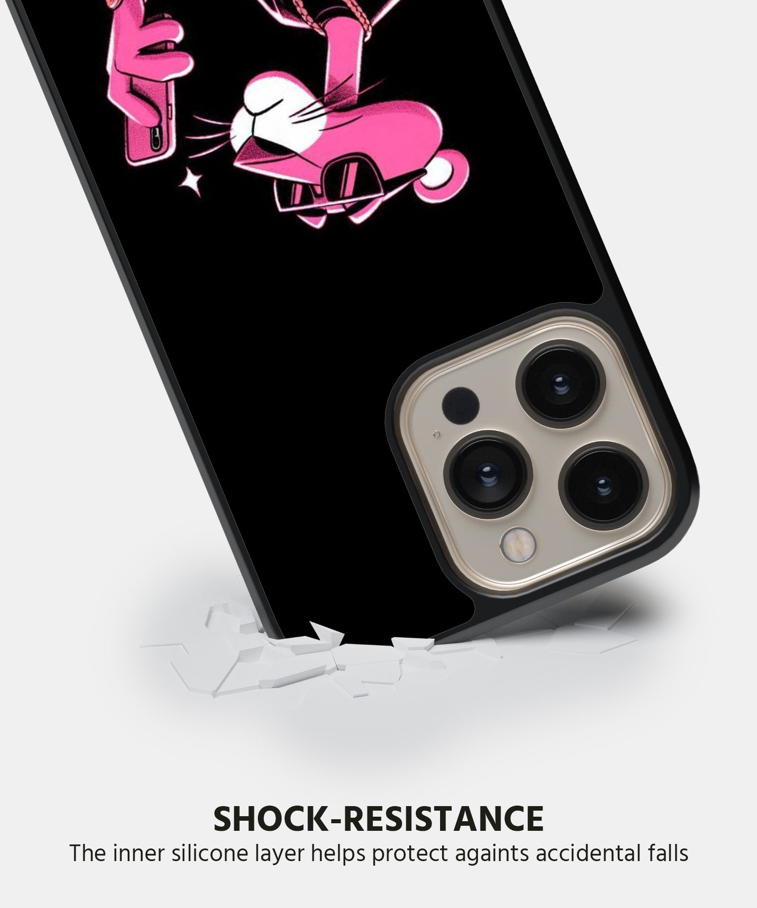 Cartoon (Pink Panther Dark) Mobile Back Cover
