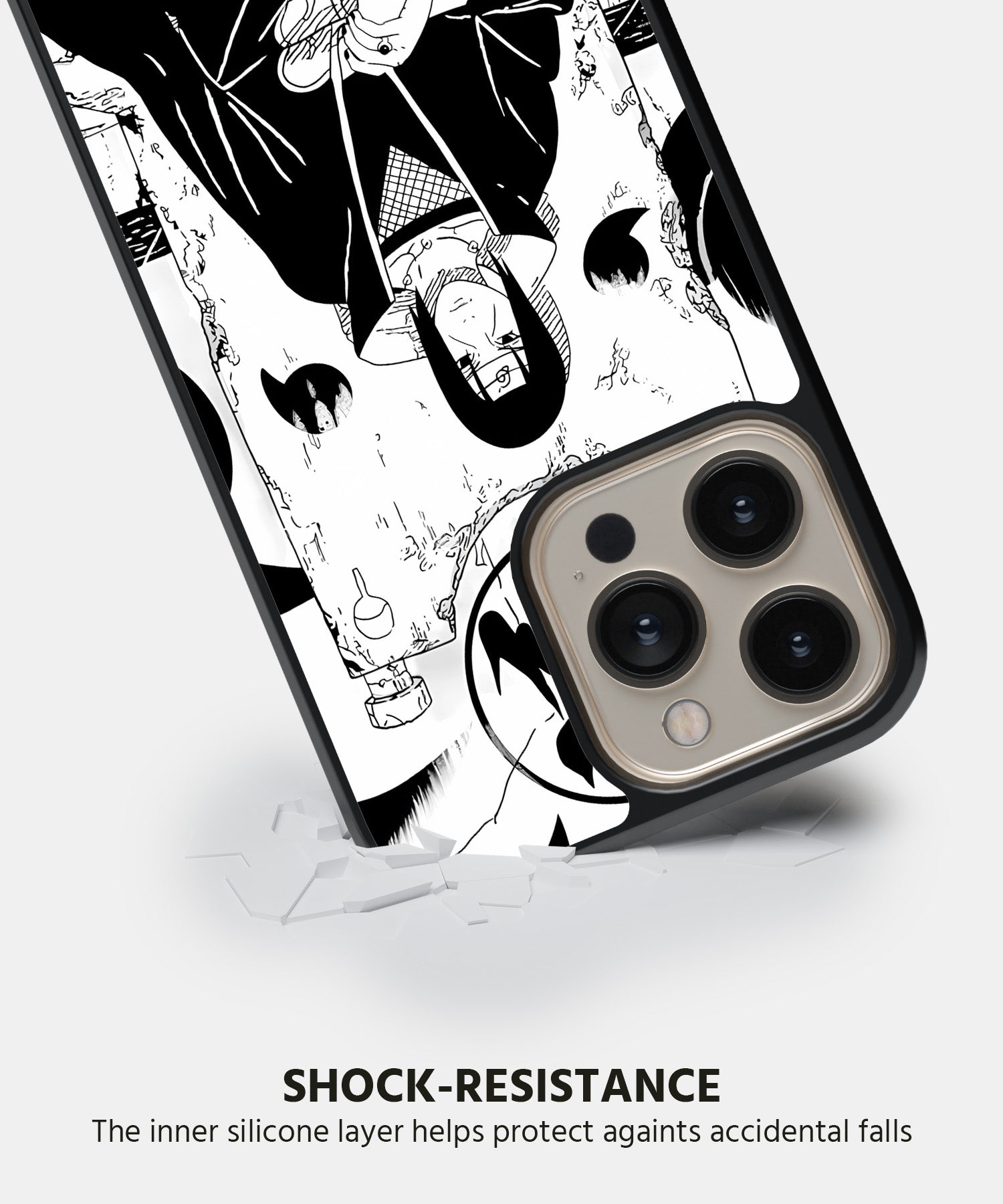 Itachi Uchiha On Throne Mobile Back Cover