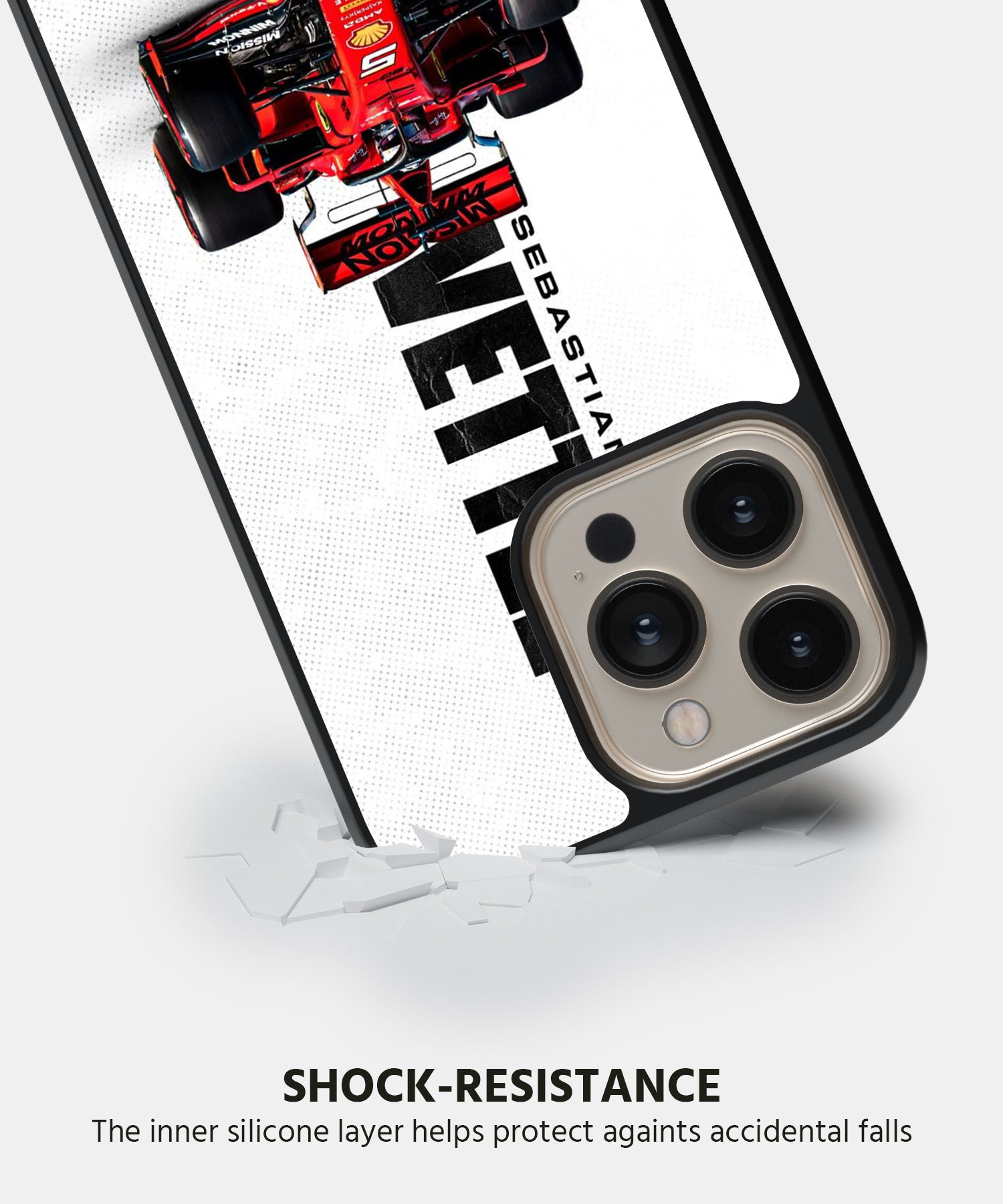 Sebastian Vettel Ferrari F1 Mobile Back Cover