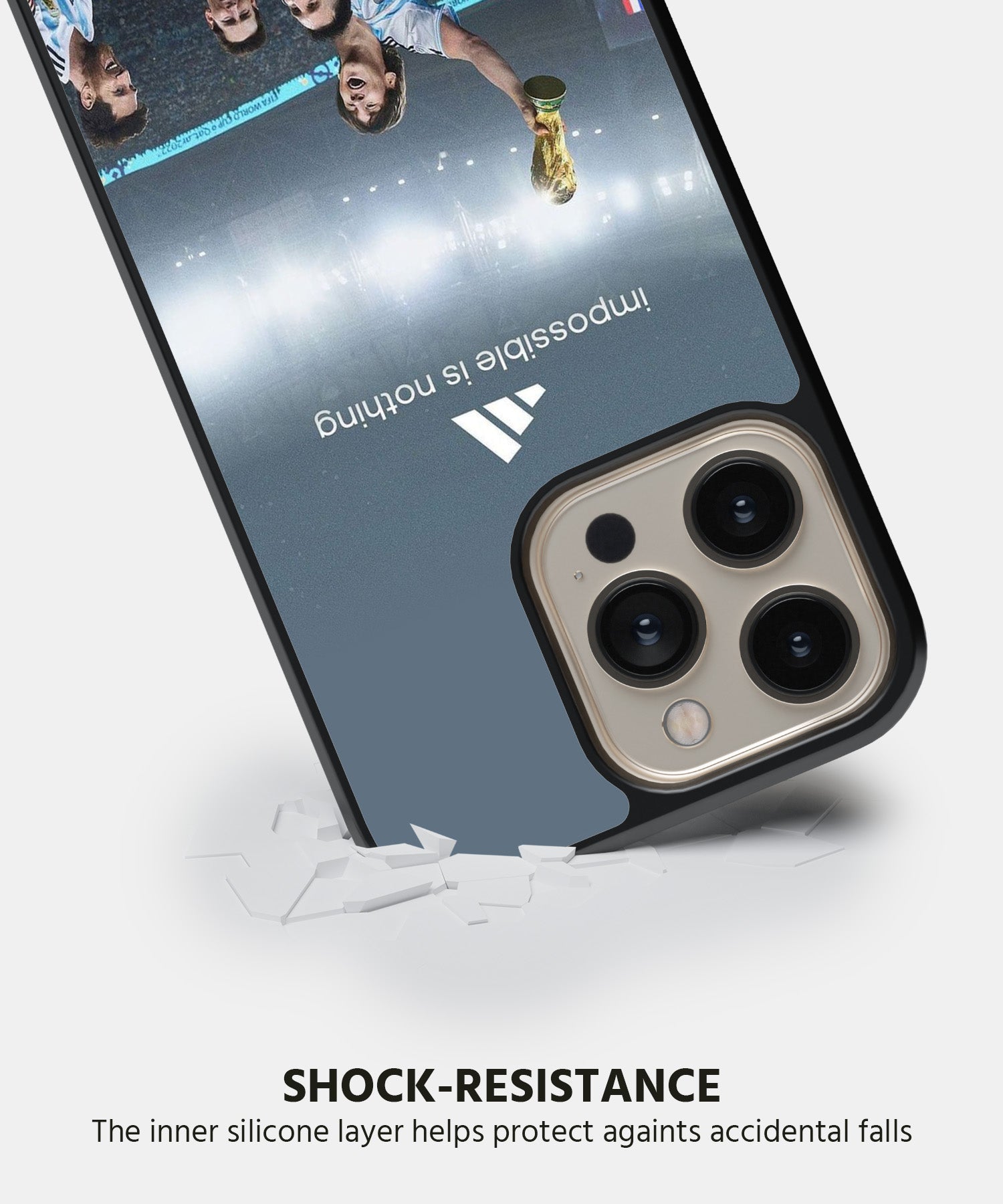 Football (Messi Nothing is Impossible) Mobile Back Cover