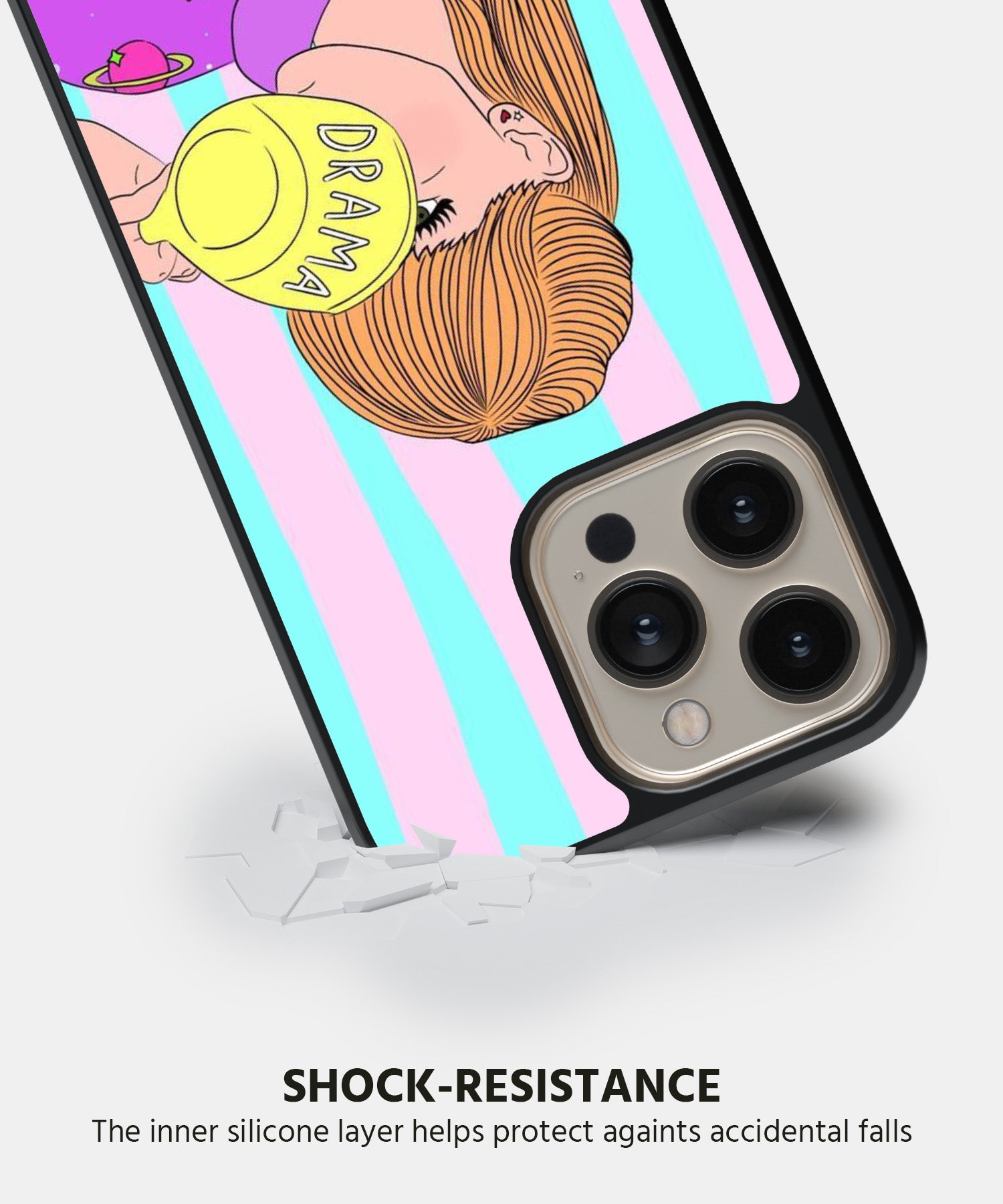 Drama Cup Mobile Back Cover