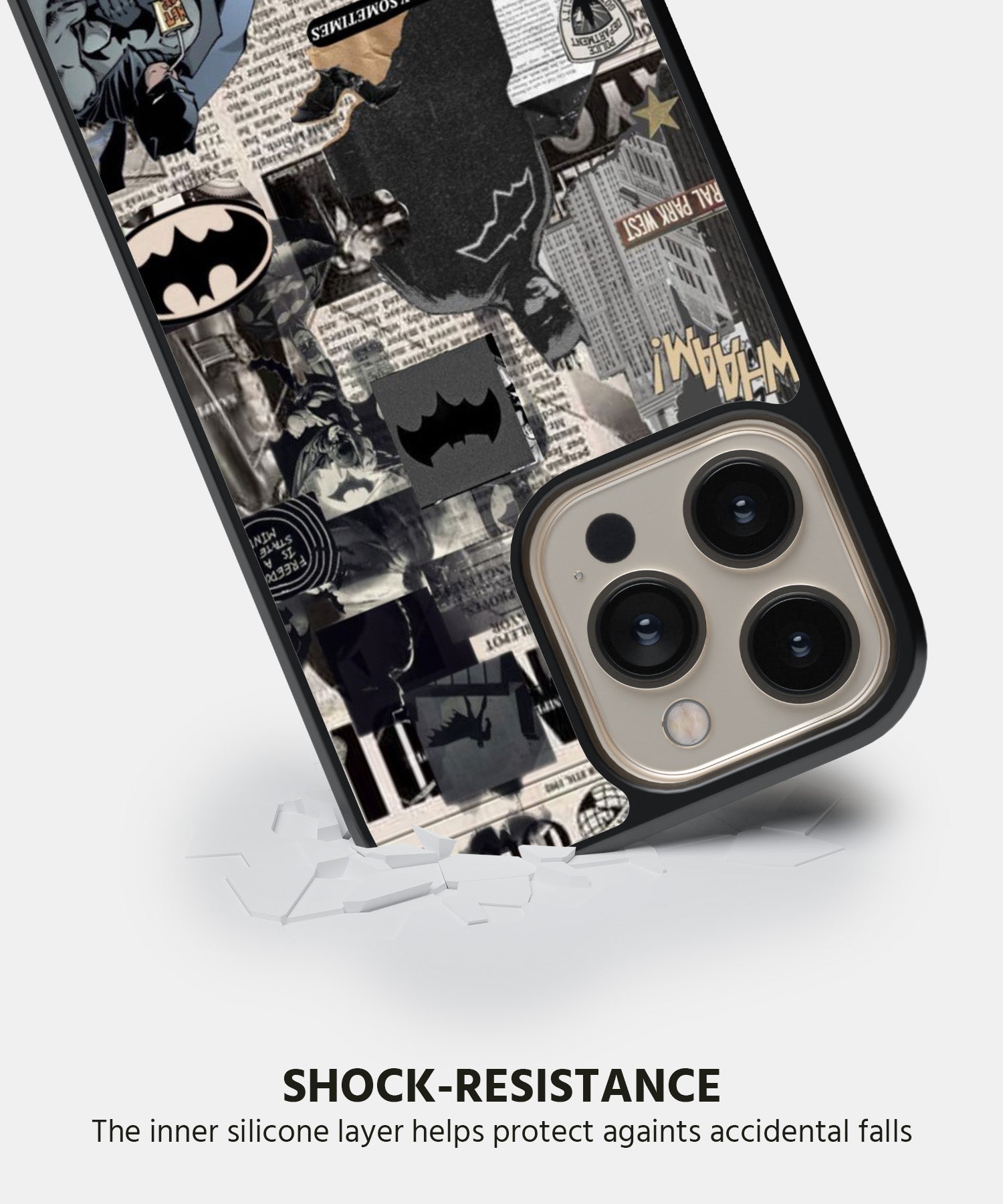 DC (Batman Collage) Mobile Back Cover