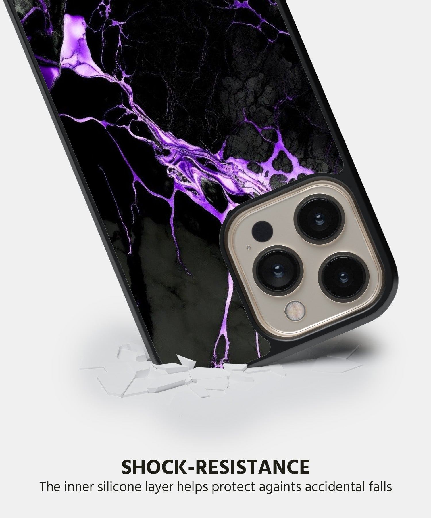 Voilet Marbel Mobile Back Cover