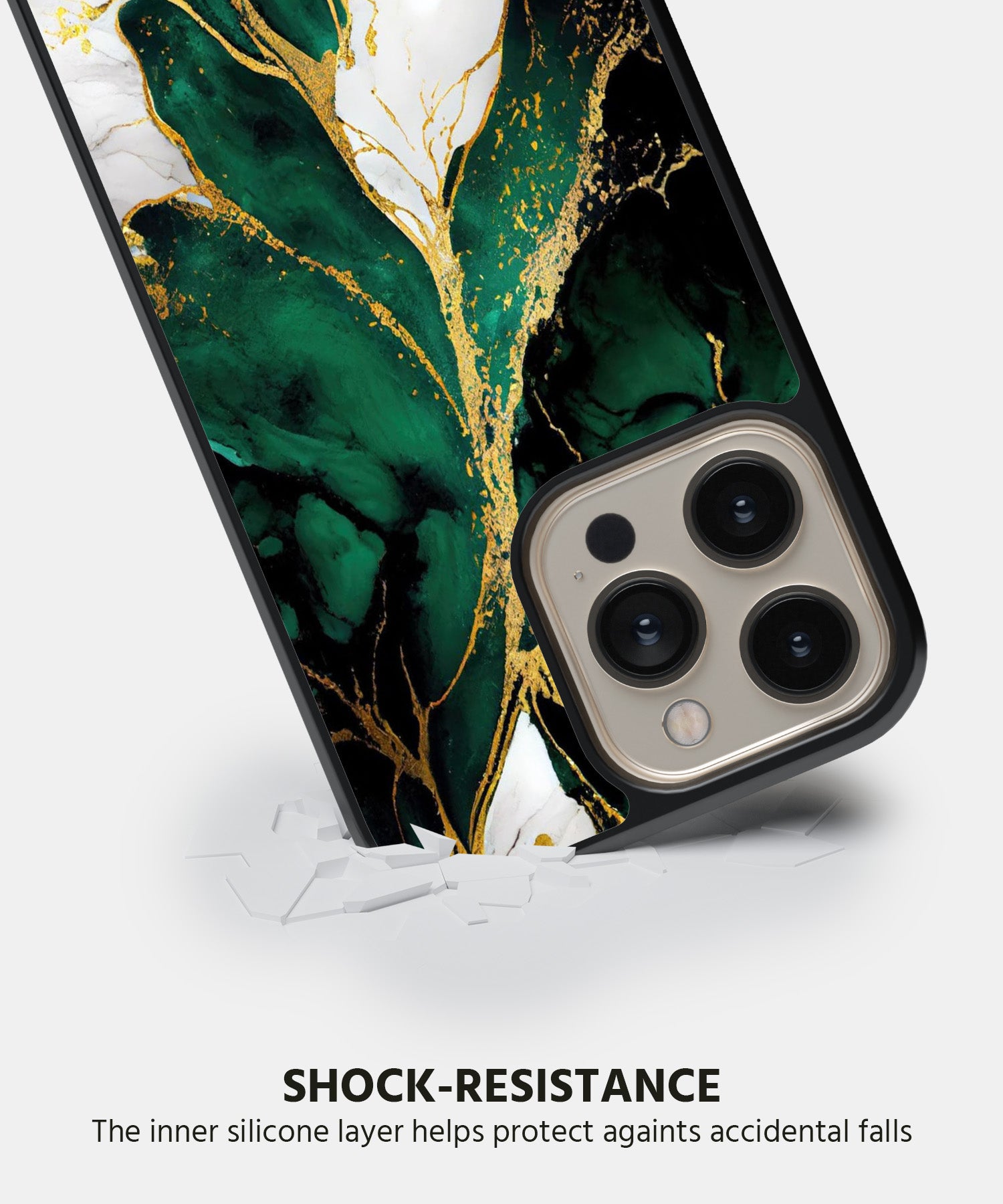 Green Marbel Mobile Back Cover