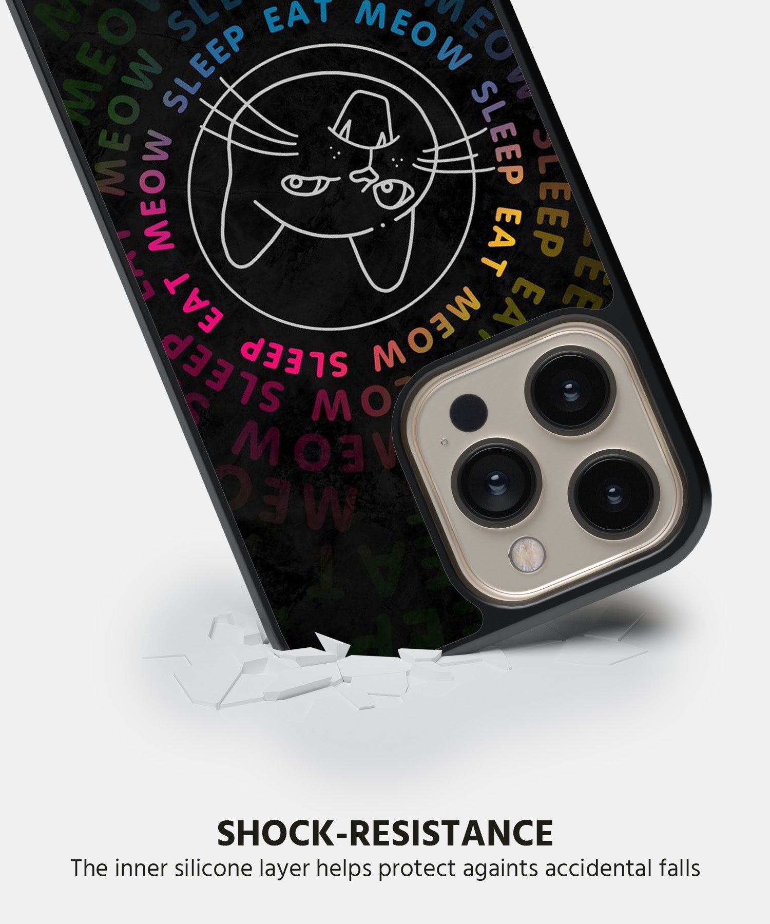 Eat Meow Sleep Mobile Back Cover