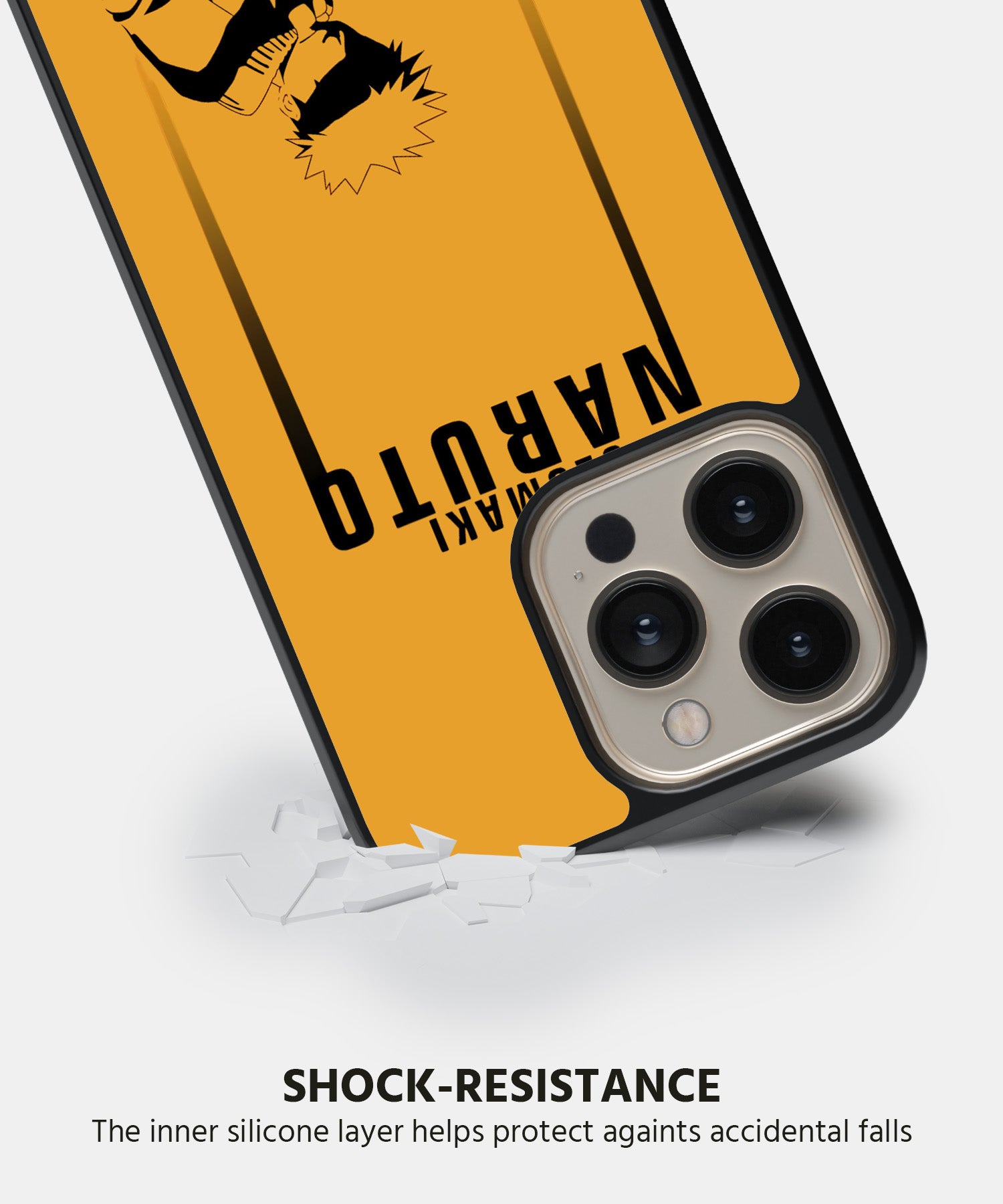 Naruto Uzumaki Yellow Mobile Back Cover