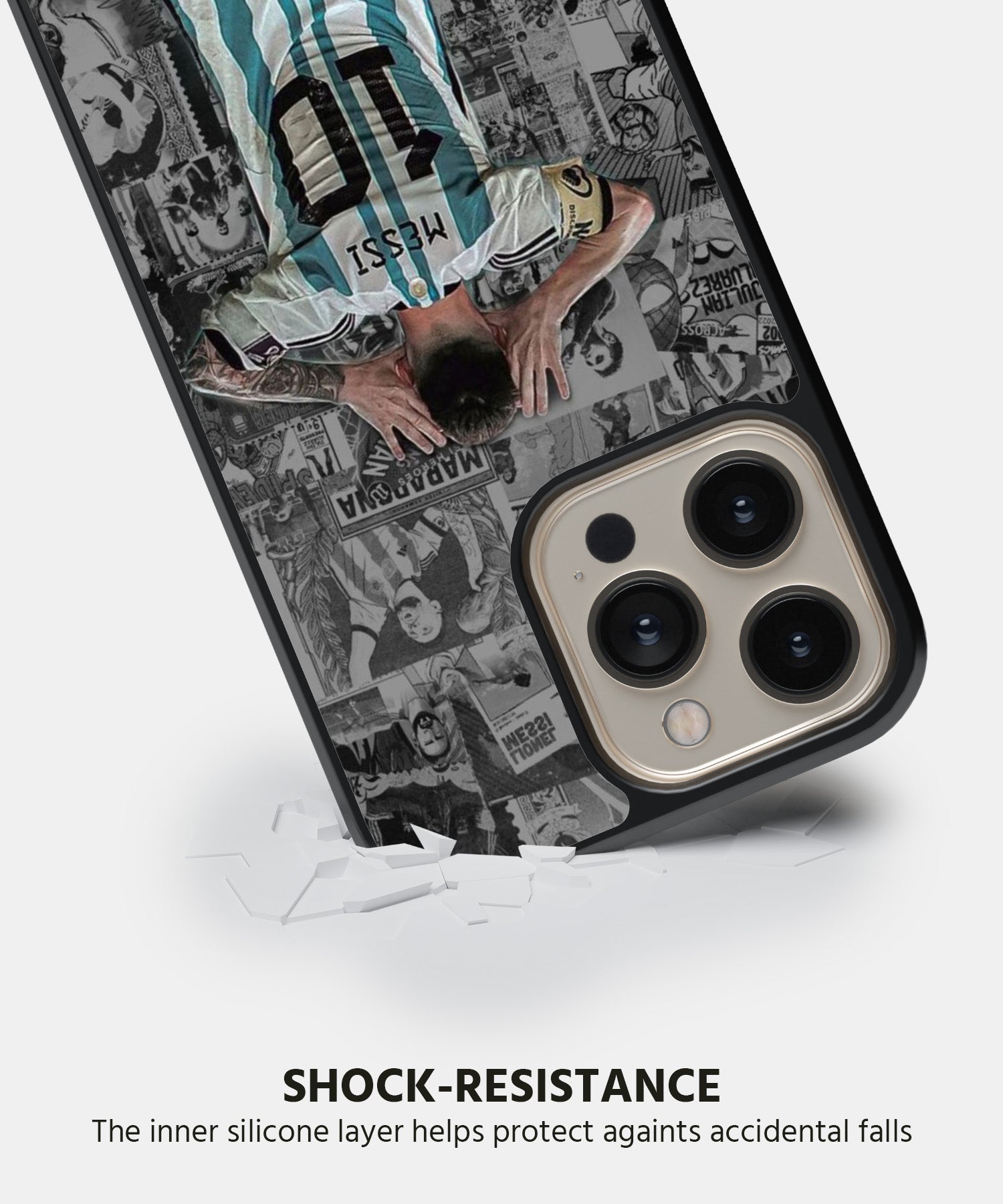 Football (Messi Collage) Mobile Back Cover