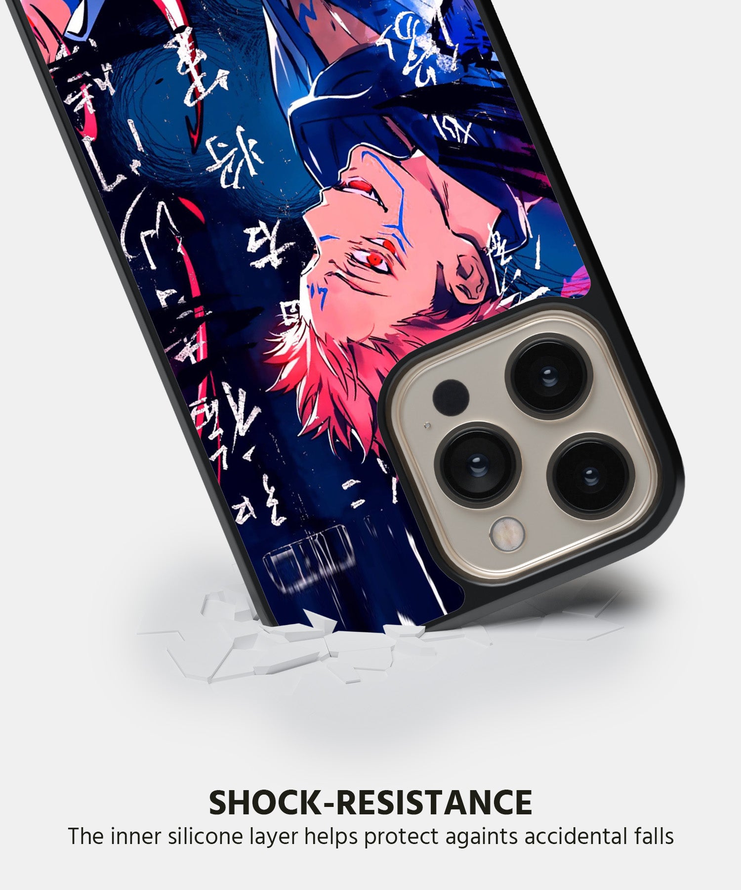 Jujutsu Kaisen In Neon Mobile Back Cover