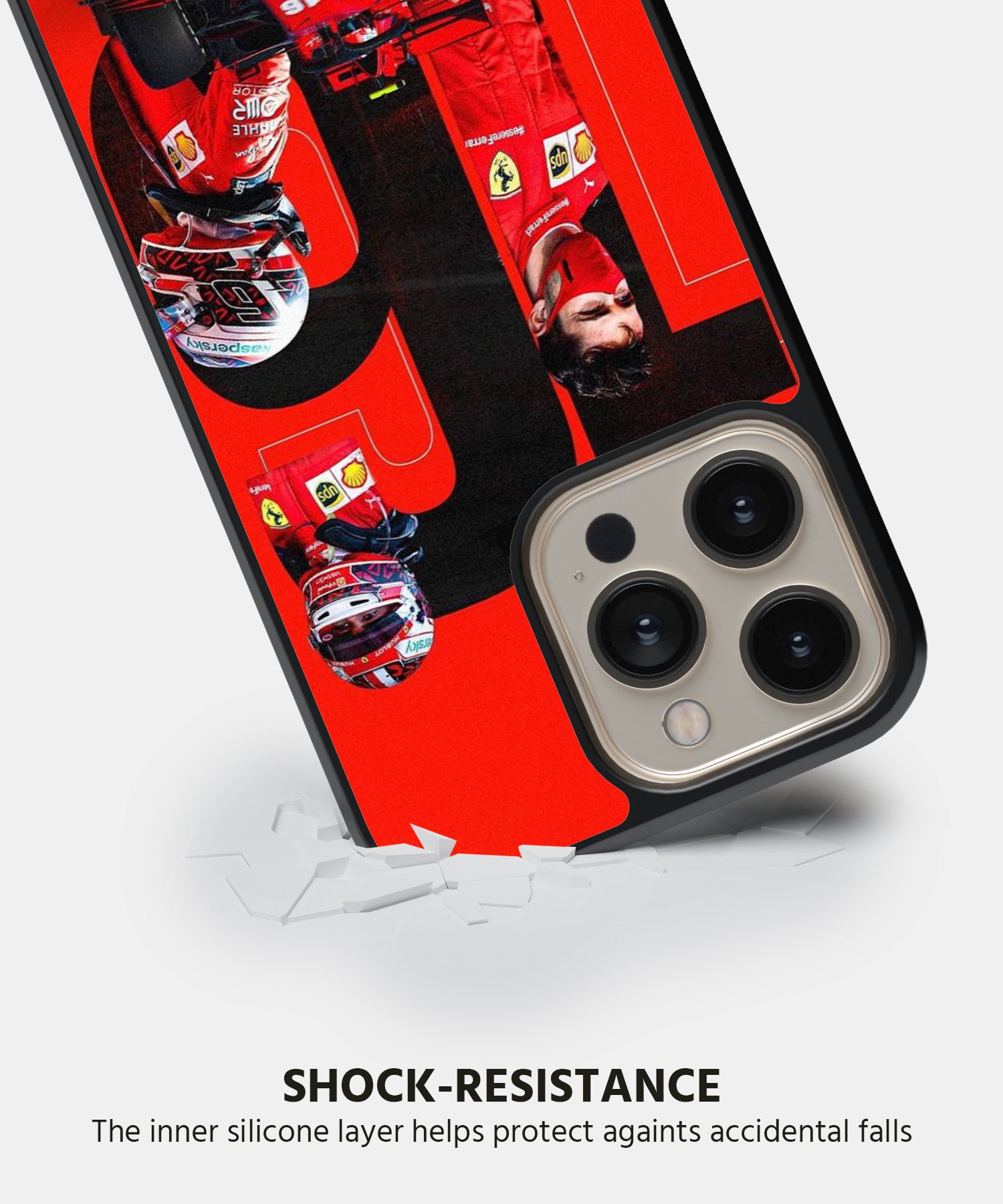 Charles Leclerc 16 F1 Race Mobile Back Cover