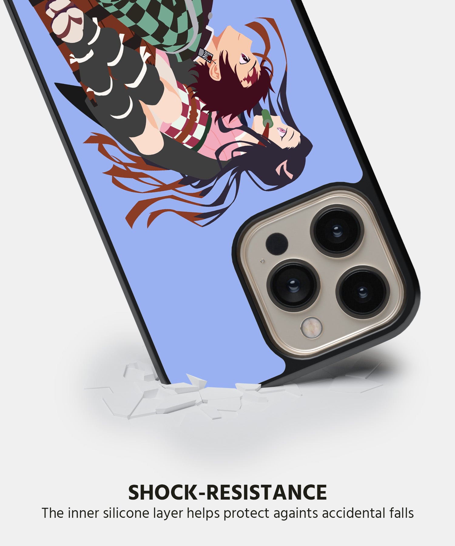 Tanjiro carrying Nezuko Mobile Back Cover