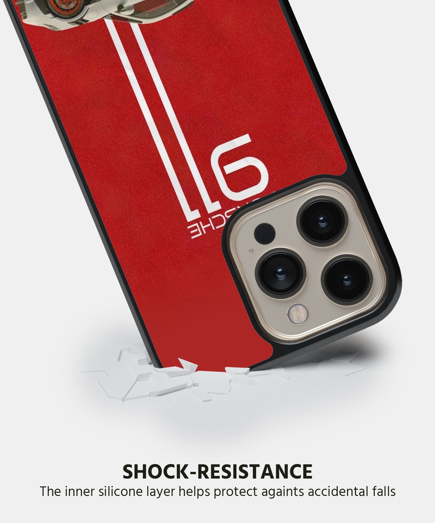 Sports Car  (Porsche 911 Red) Mobile Back Cover