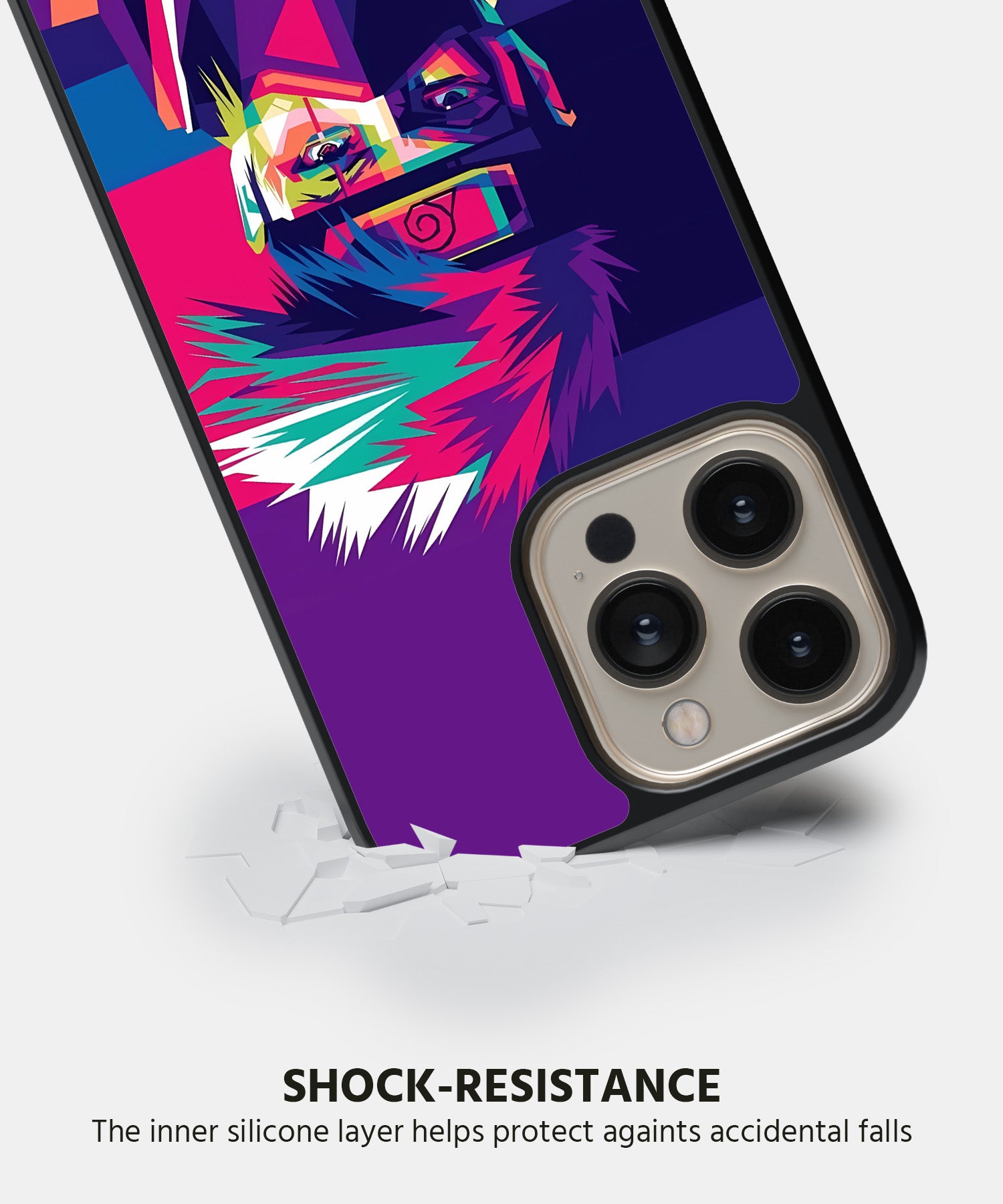 Kakashi Hatake Colored Mobile Back Cover