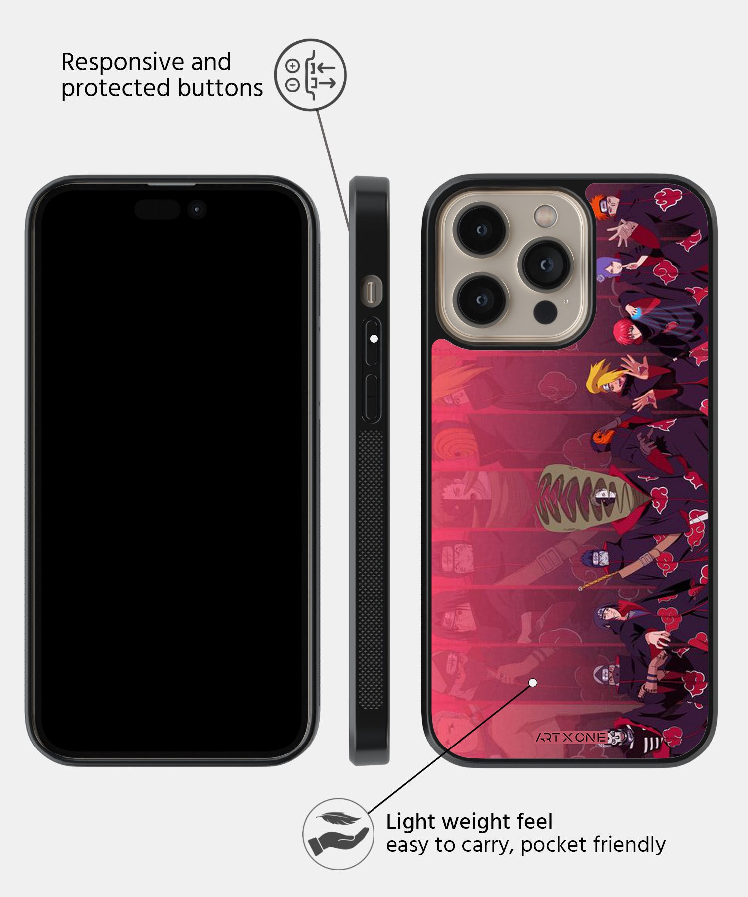 Akatuski Assembled Mobile Back Cover