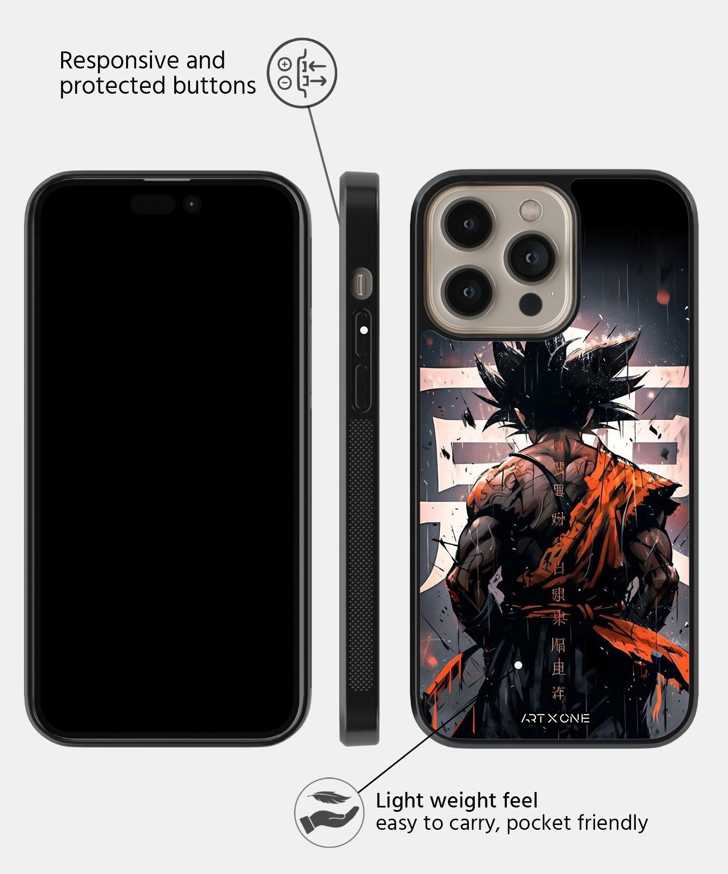 Dragon Ball Z  (Goku) Mobile Back Cover