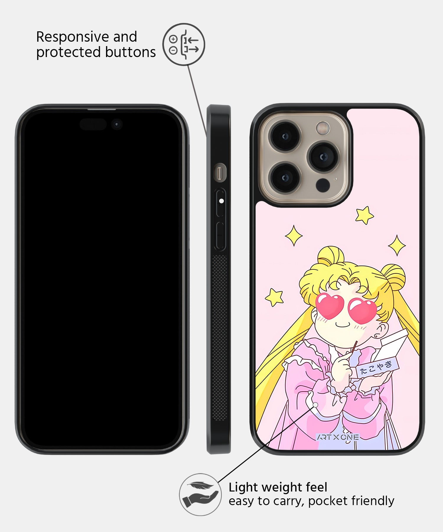 Adorable Heart Eyes Mobile Back Cover