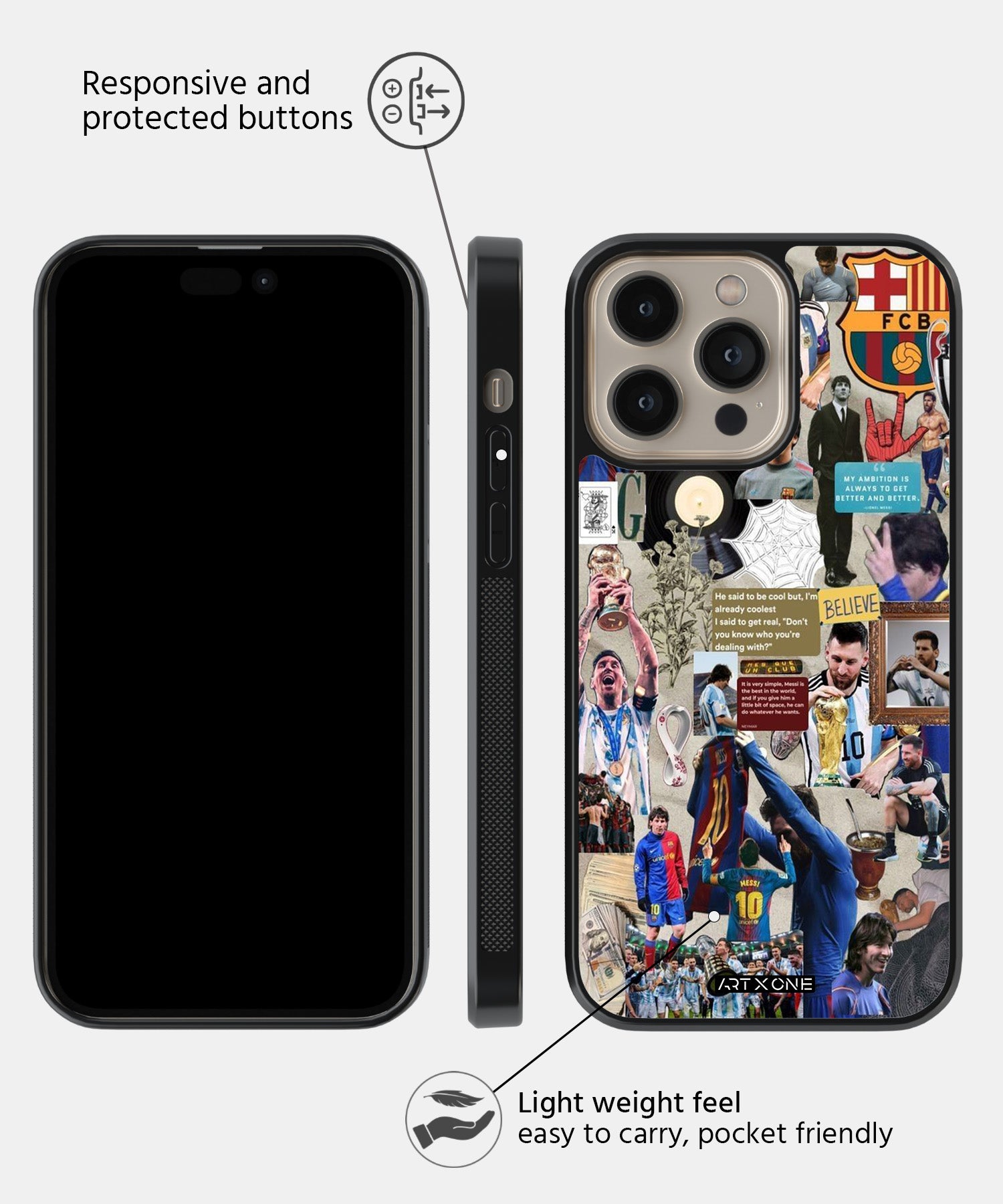 Football (Lionel Messi) Mobile Back Cover