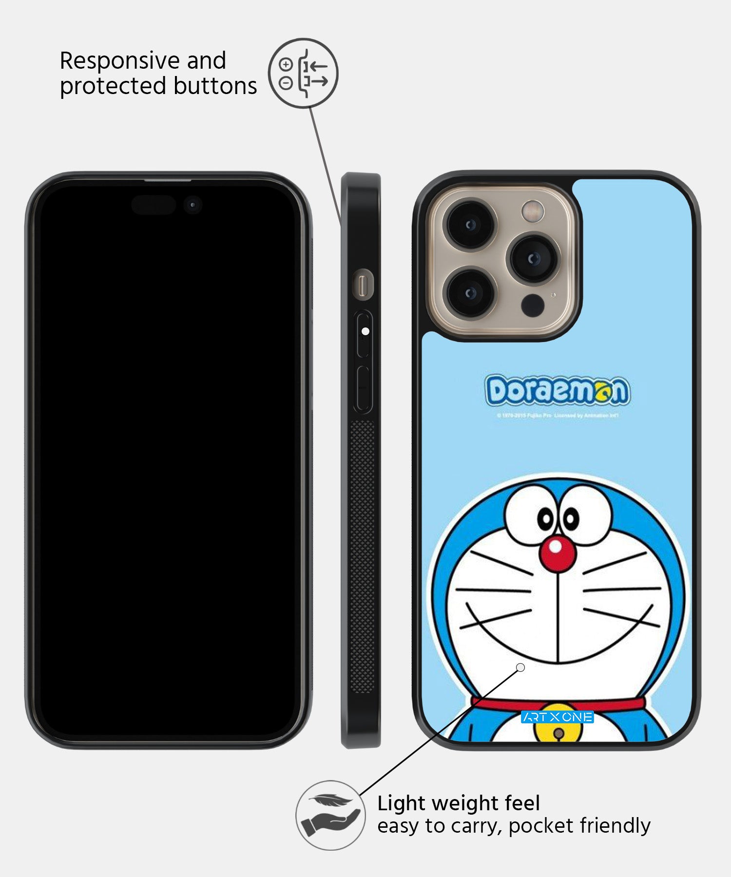 Cartoon (Doreamon) Mobile Back Cover