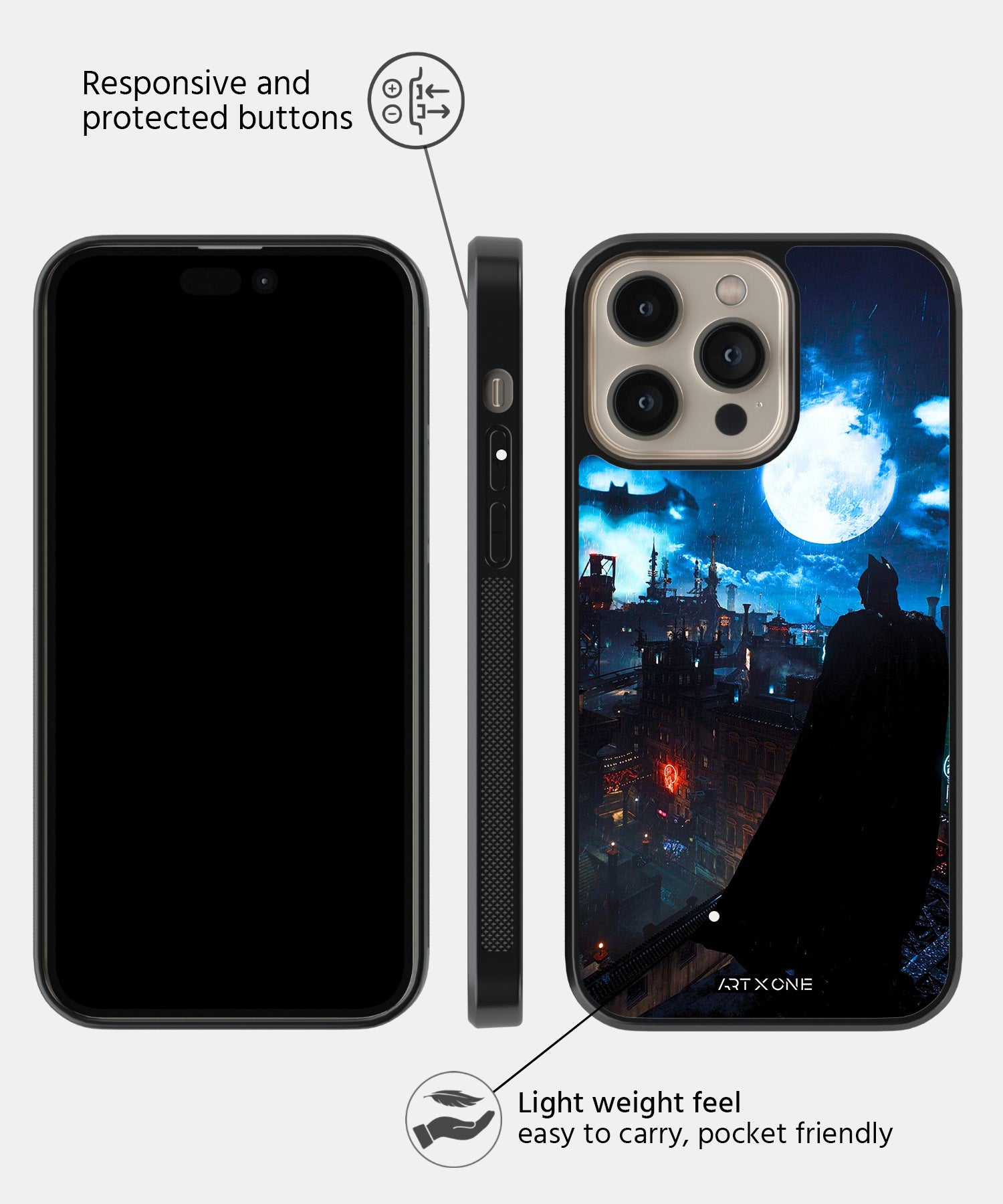 DC (The Dark Knight) Mobile Back Cover