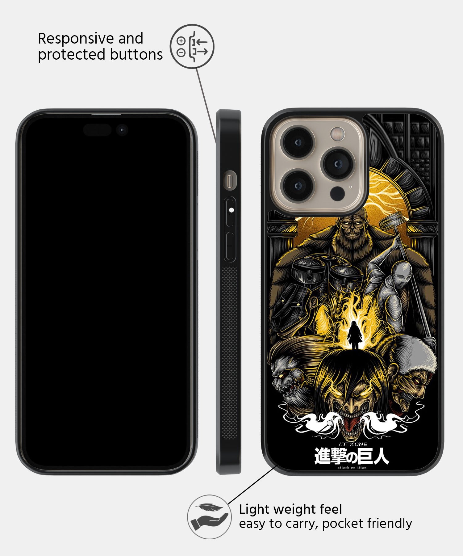 Attack On Titan  (Titan Shifters) Mobile Back Cover