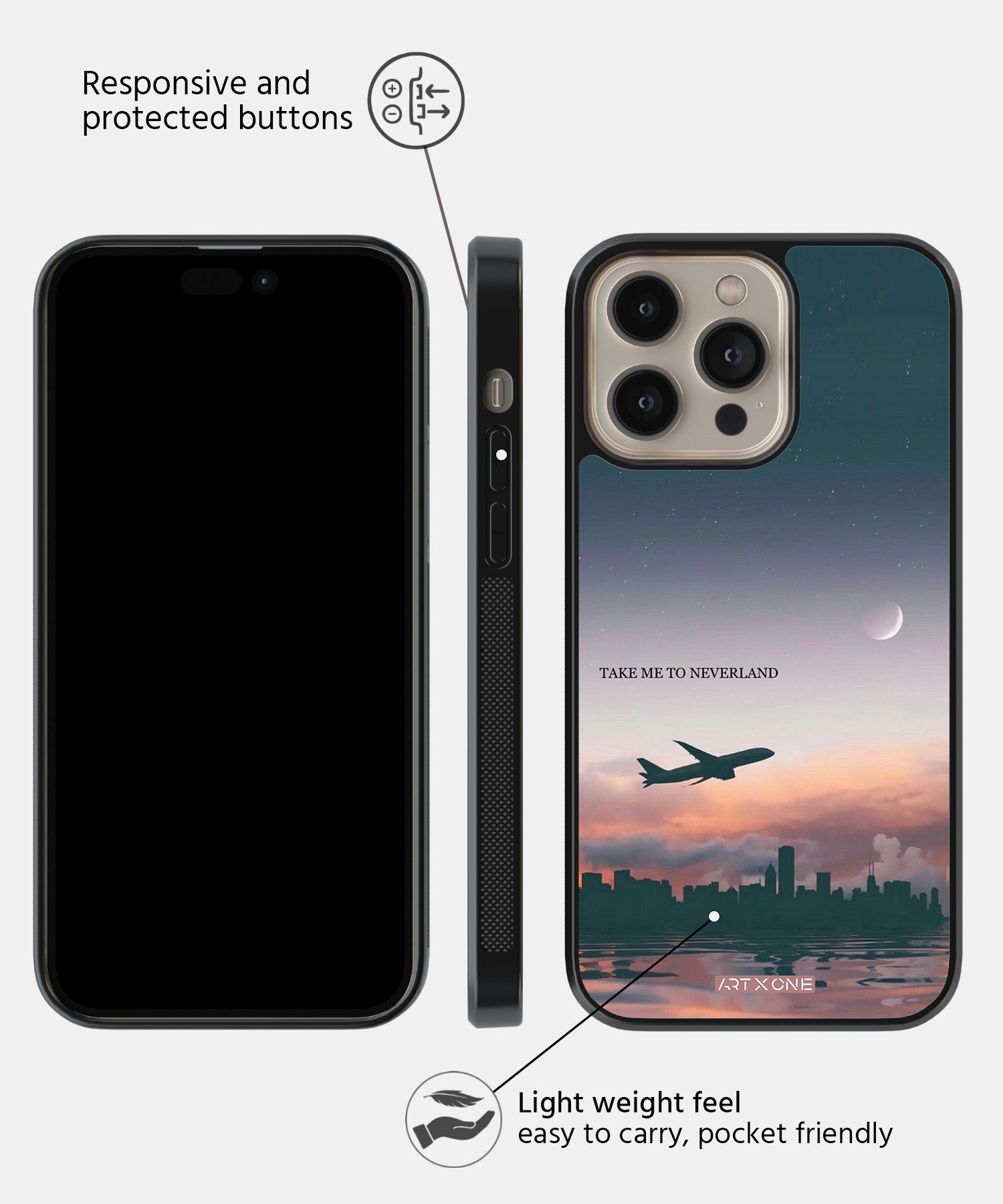 Take Me To Neverland Mobile Back Cover