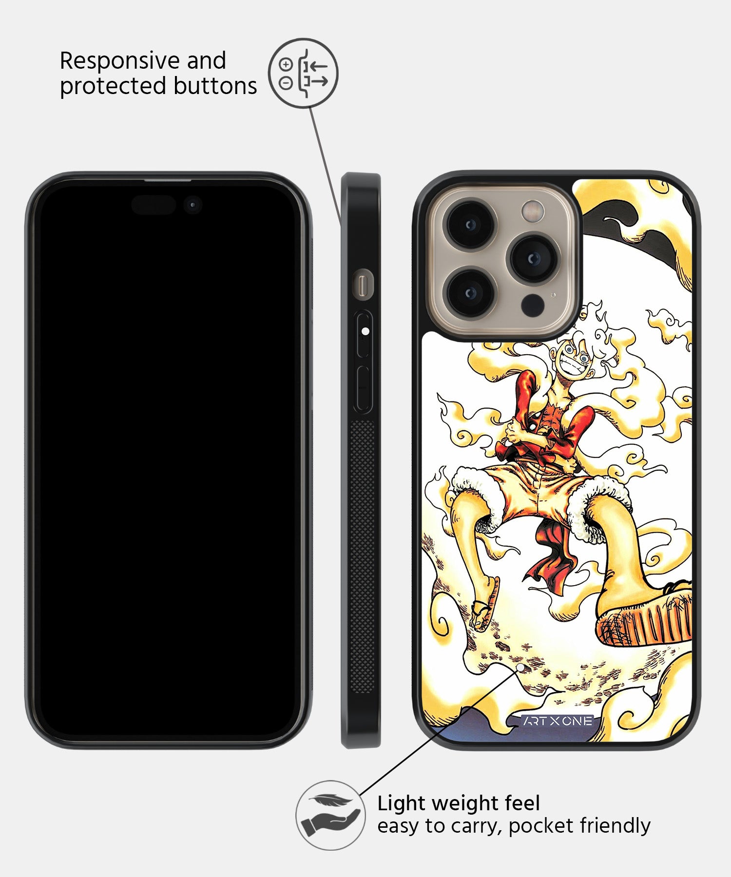Luffy Gear 5 Mobile Back Cover