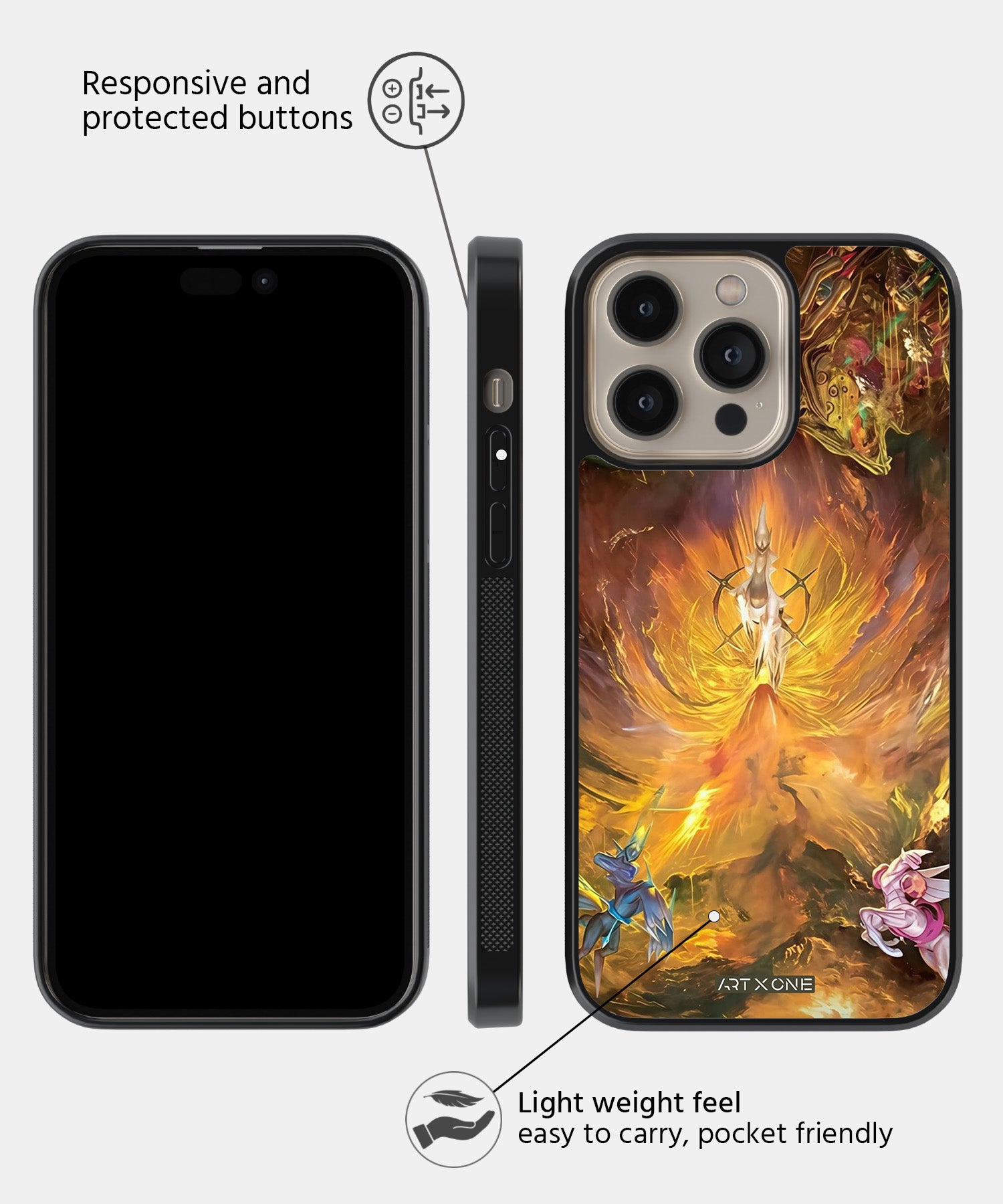 Cartoon (Arceus) Mobile Back Cover