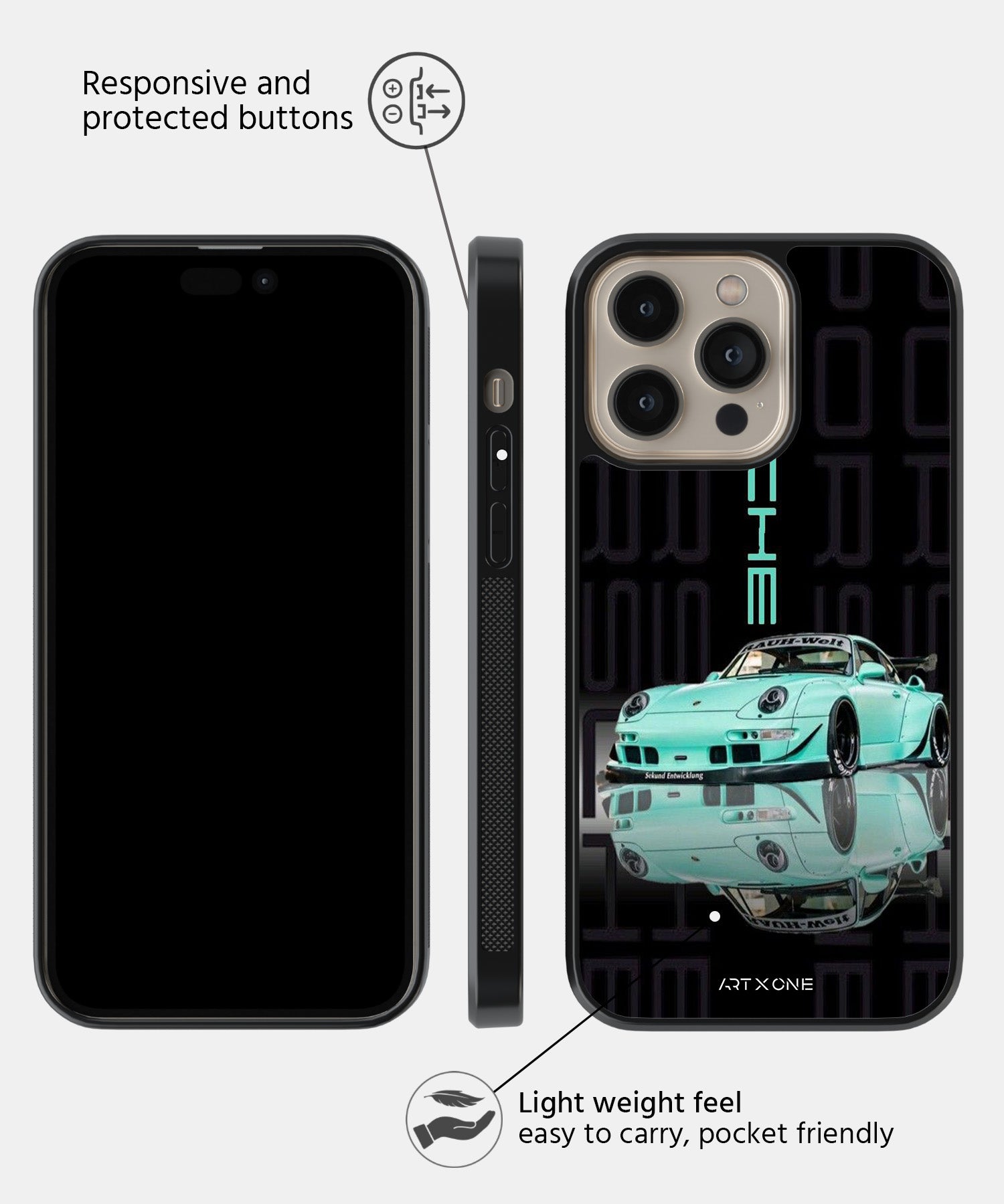 Sports Car r (Porsche Car) Mobile Back Cover
