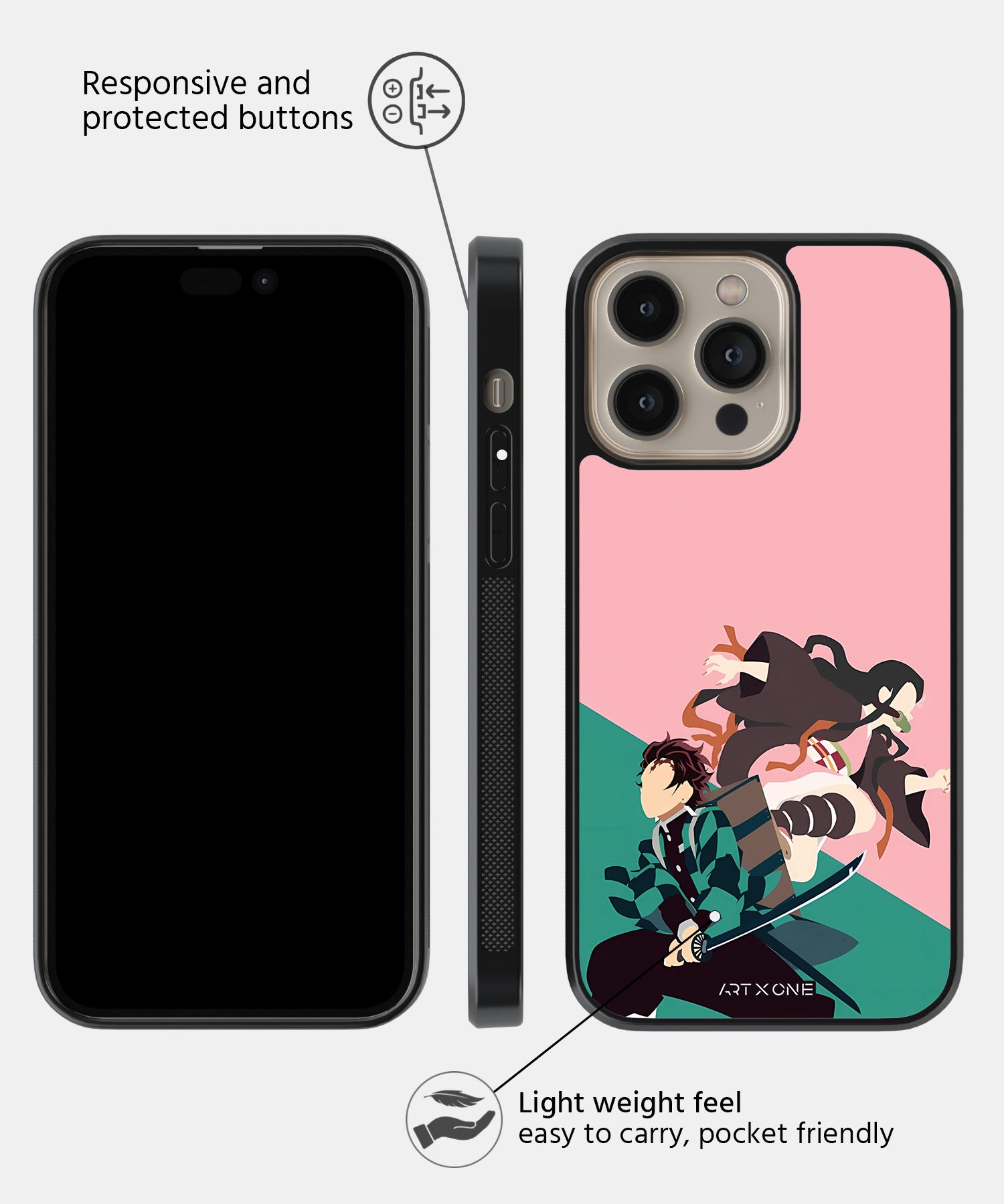 Tanjiro Nezuko Mobile Back Cover