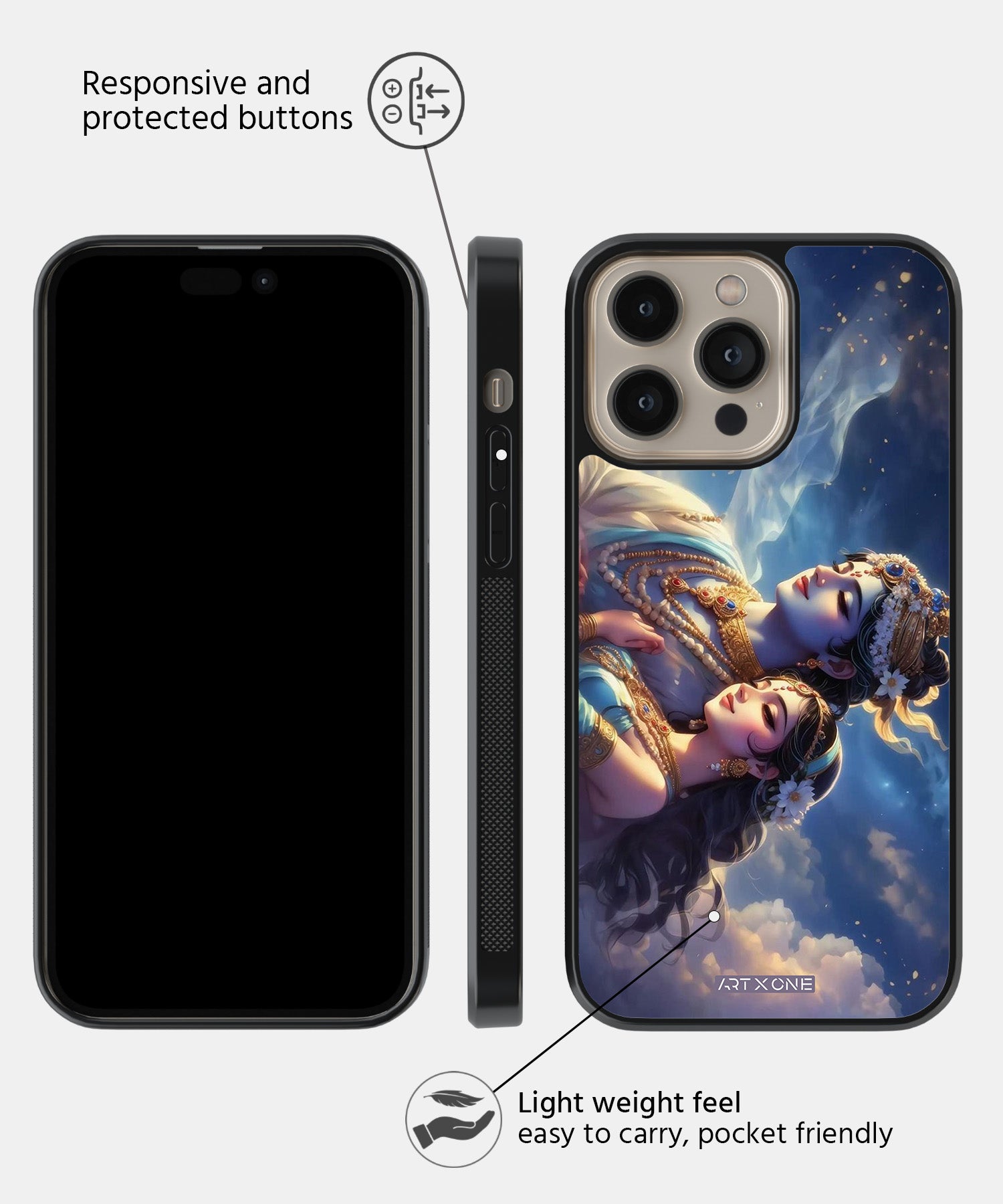 Hindu Gods (Radha Rani) Mobile Back Cover