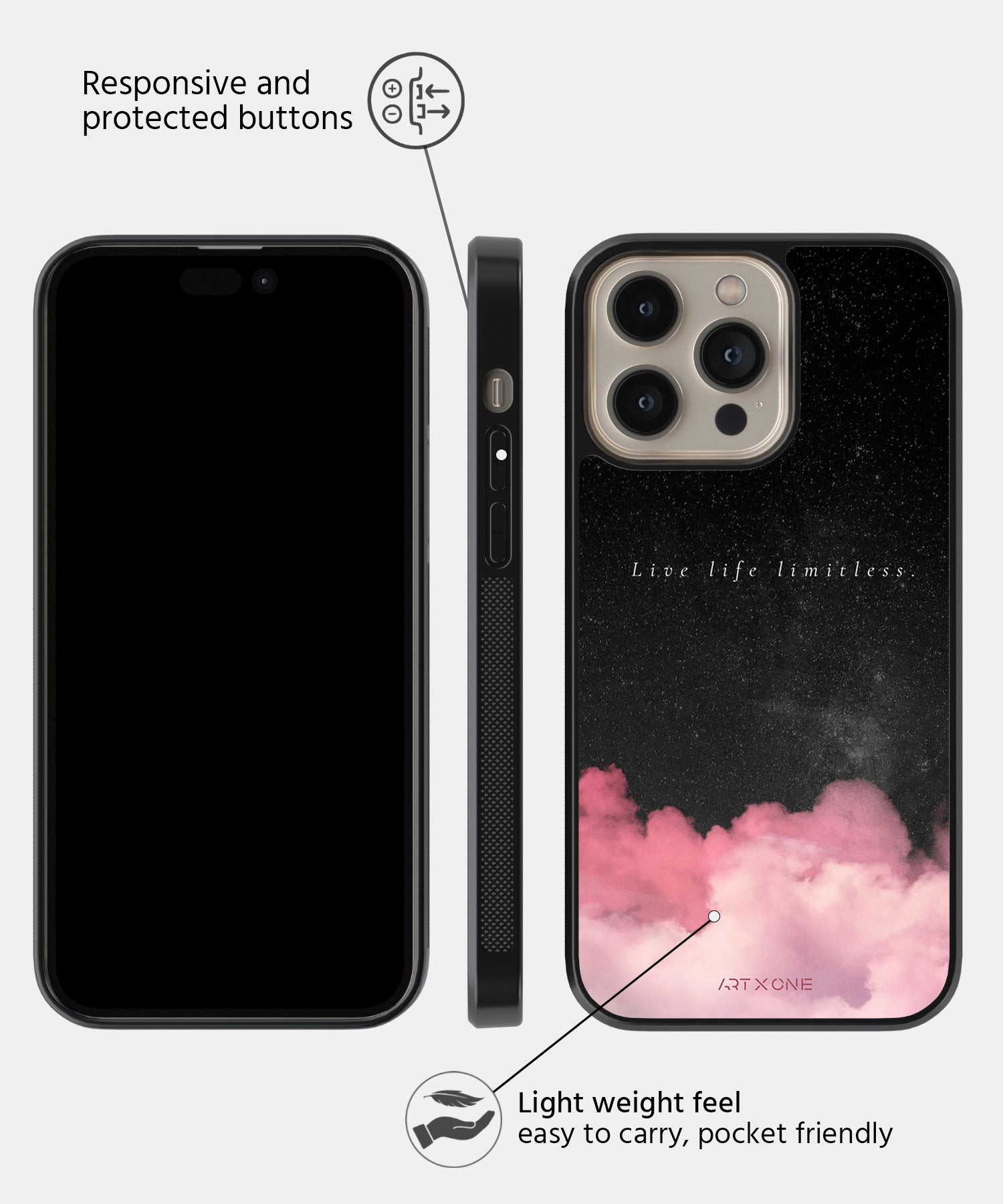 Live Life Limitless Mobile Back Cover