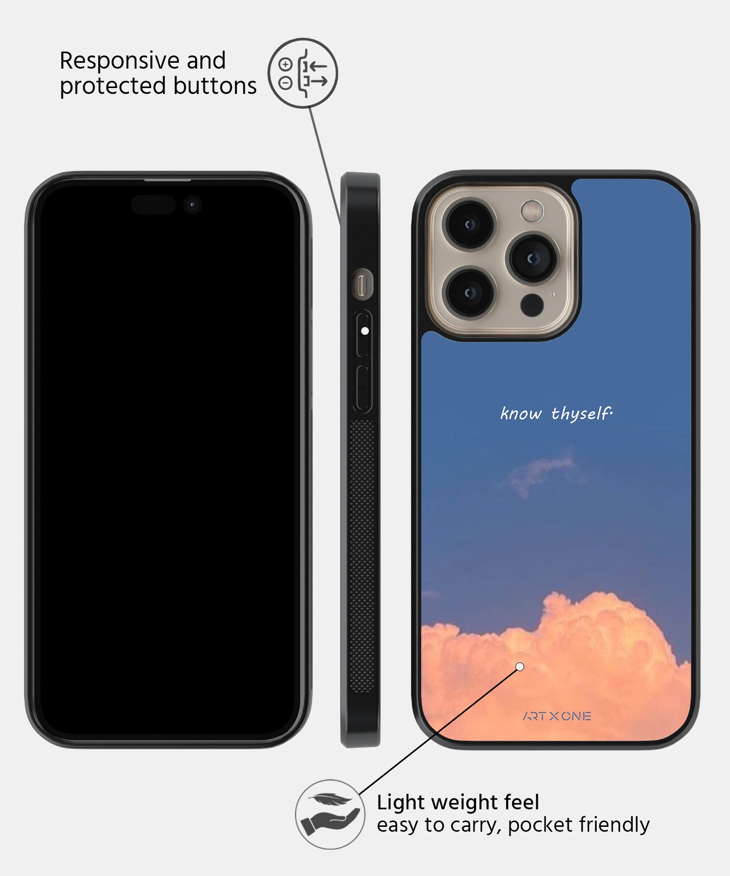 Know Thyself Mobile Back Cover