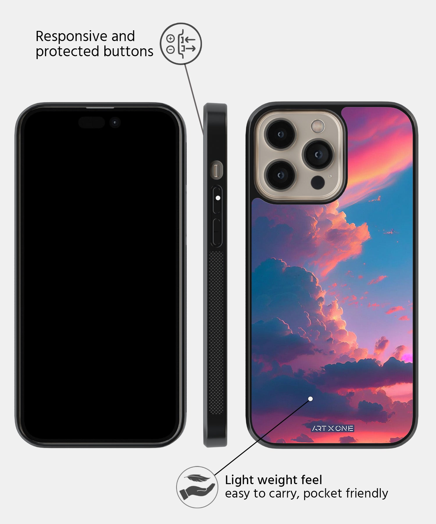 Saturated Sky Mobile Back Cover
