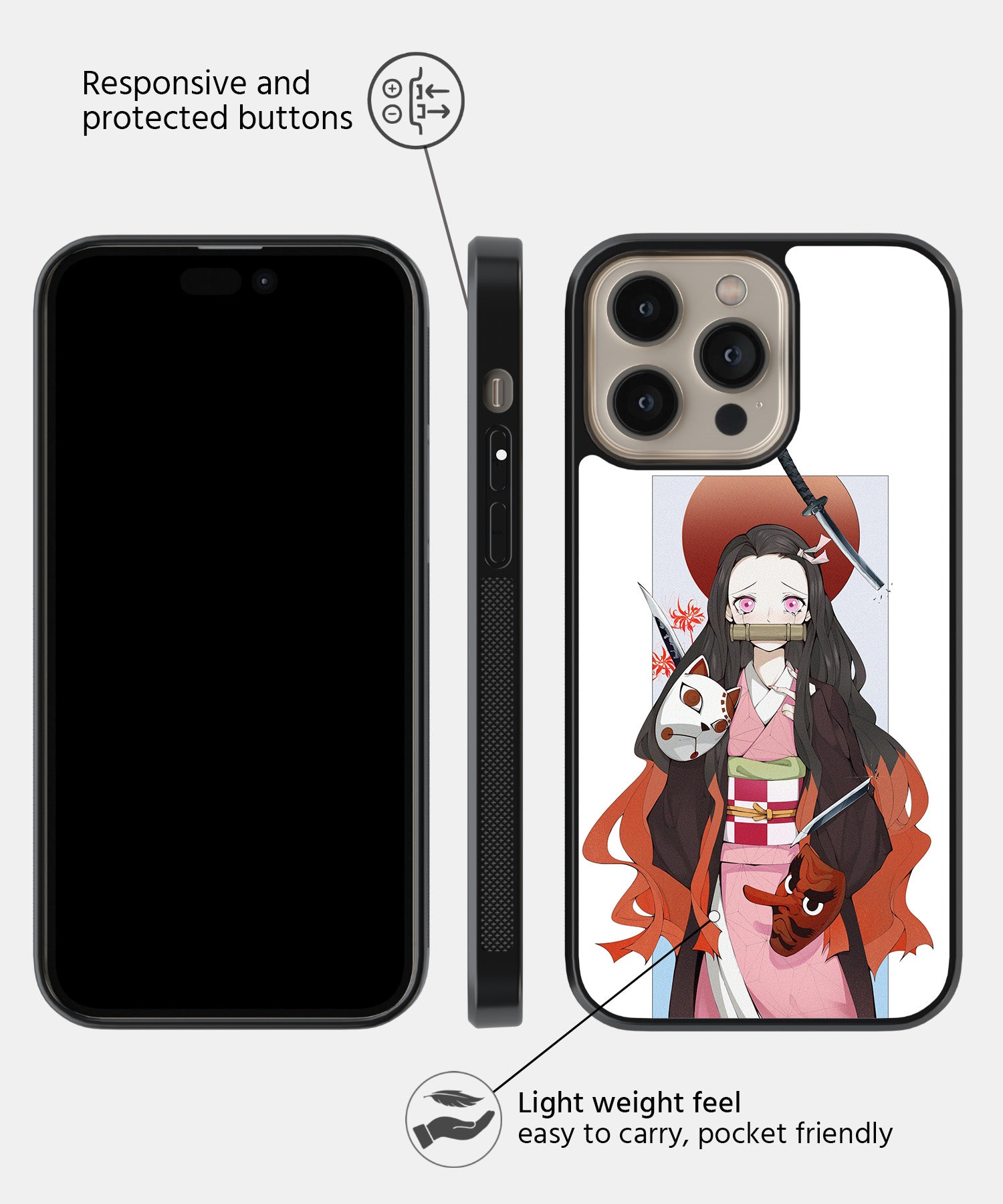 Kamado Nezuko Mobile Back Cover