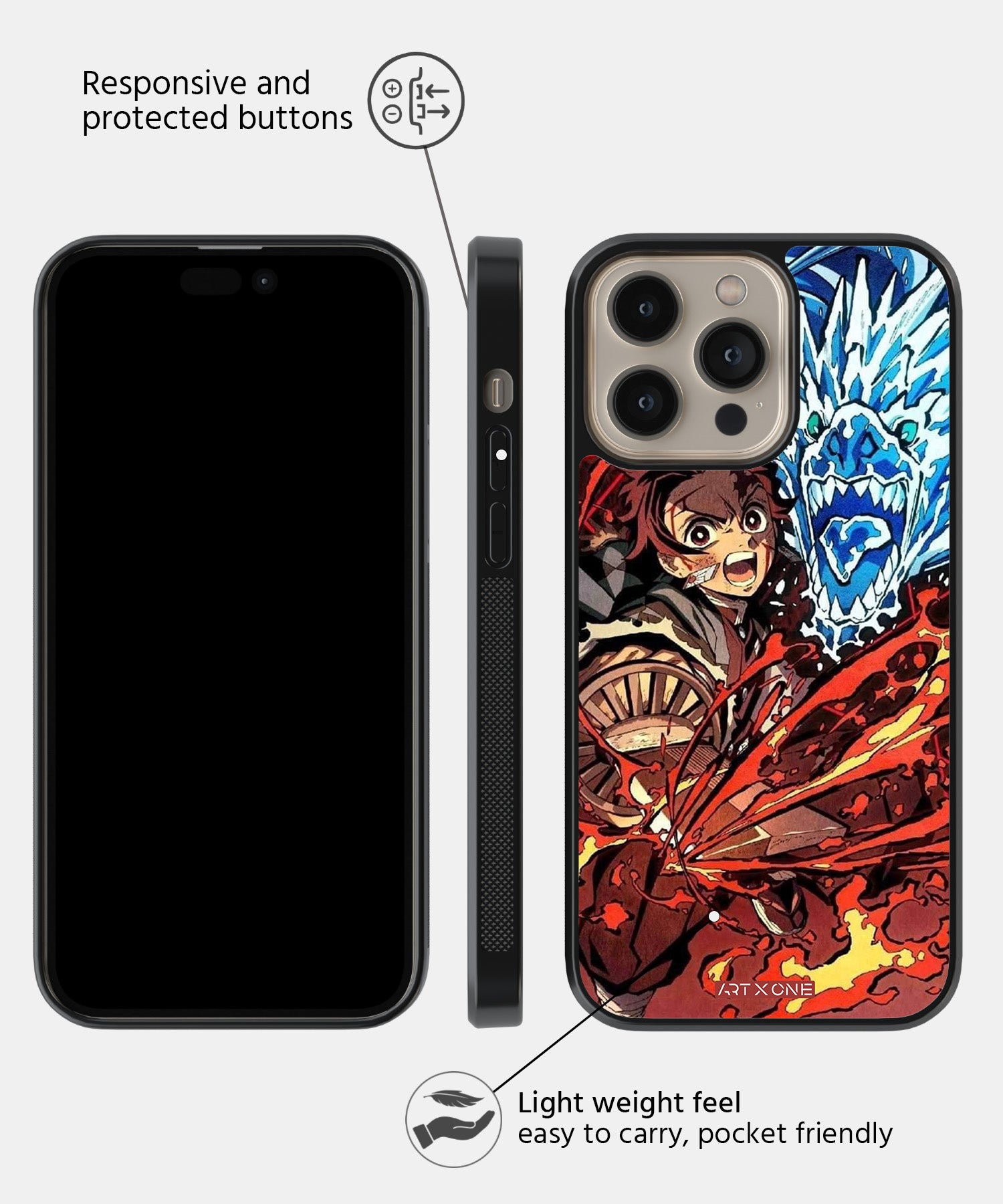 Demon Slayer  (Tanjiro Kamado) Mobile Back Cover