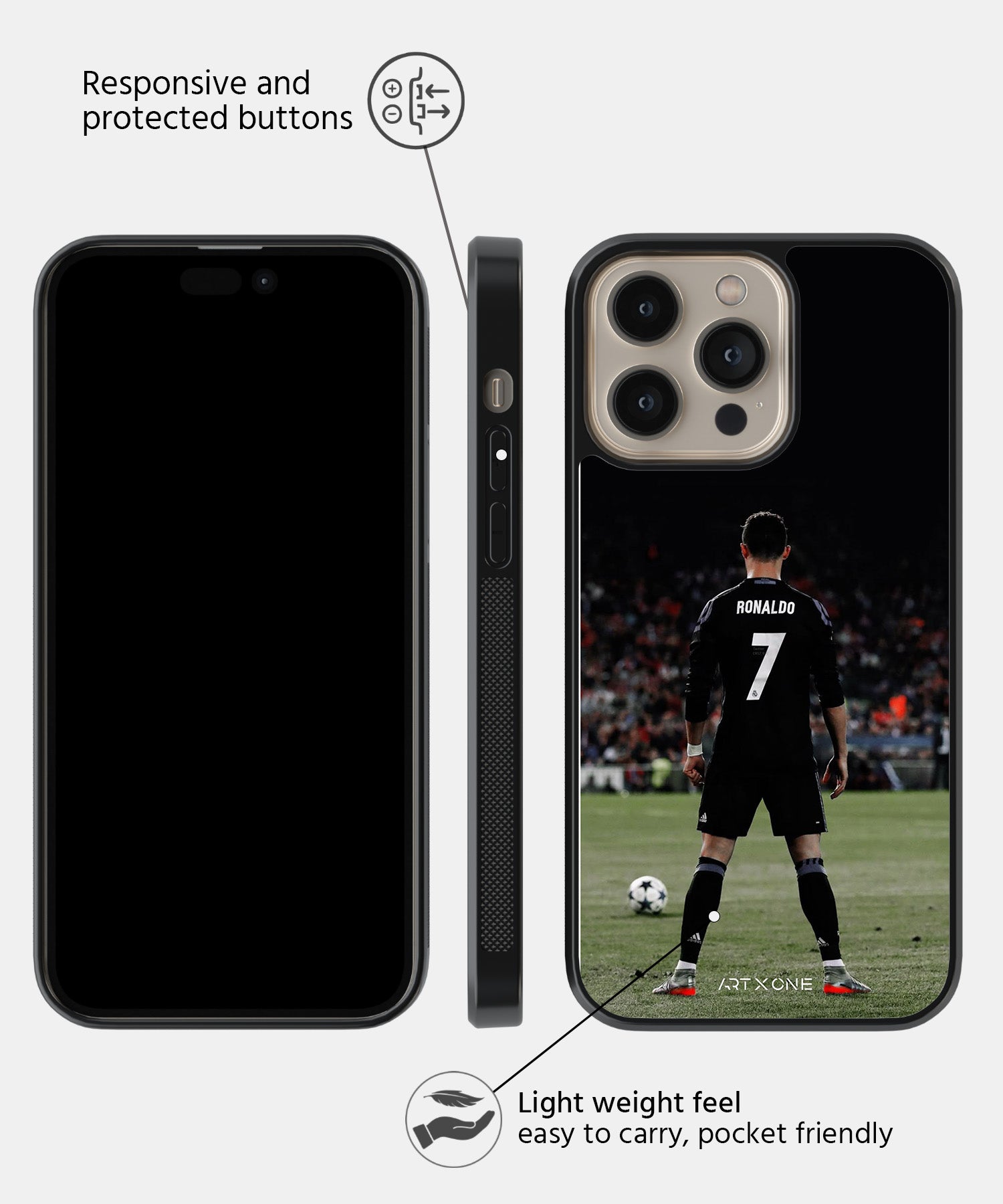 Football (Ronaldo) Mobile Back Cover