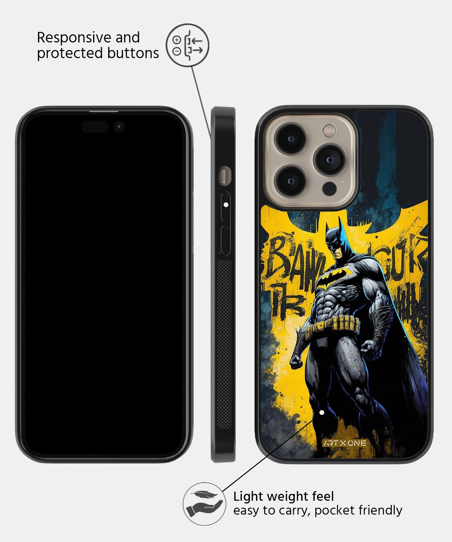 DC (Caped Crusader) Mobile Back Cover