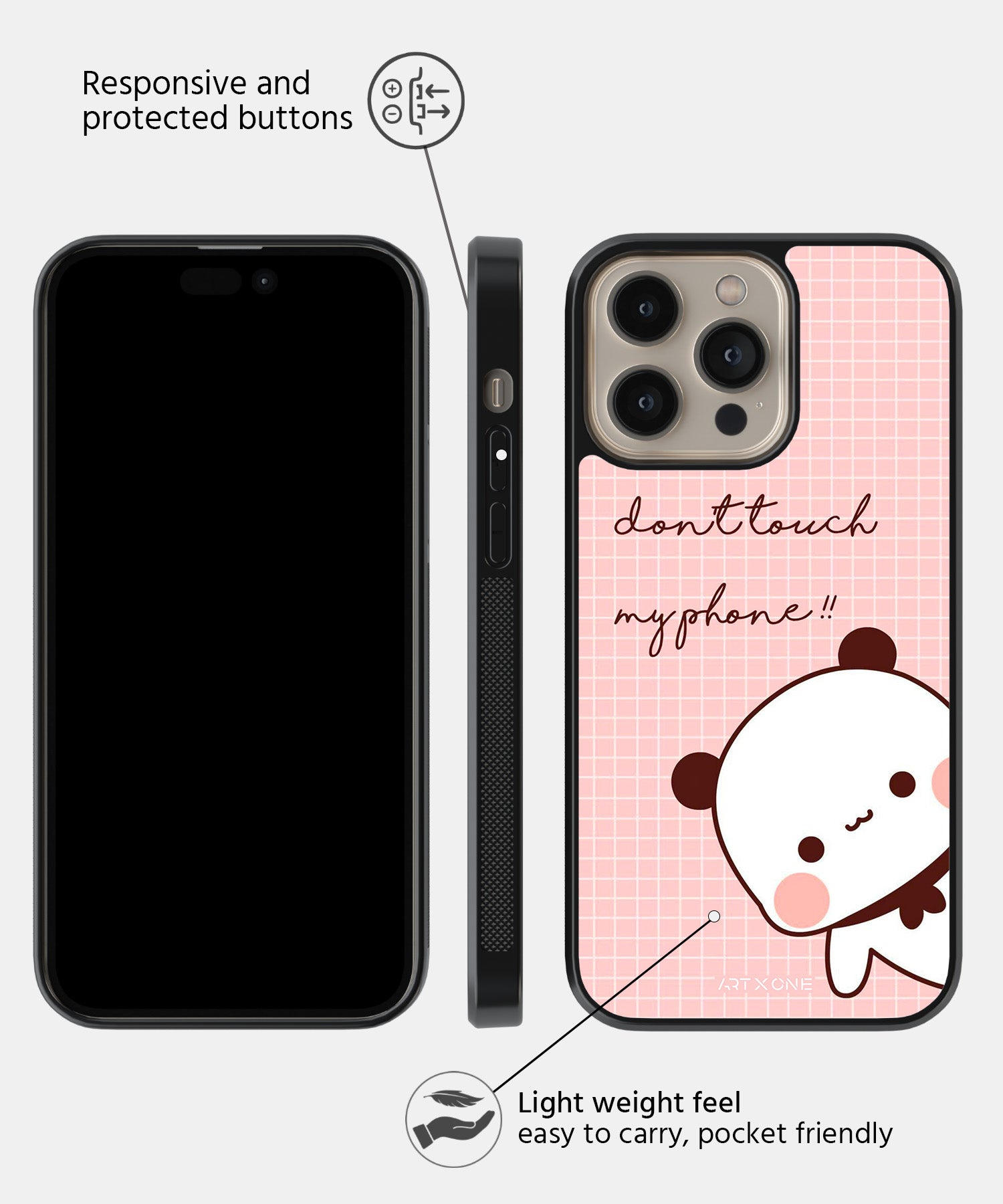 Don't Touch My Phone Mobile Back Cover