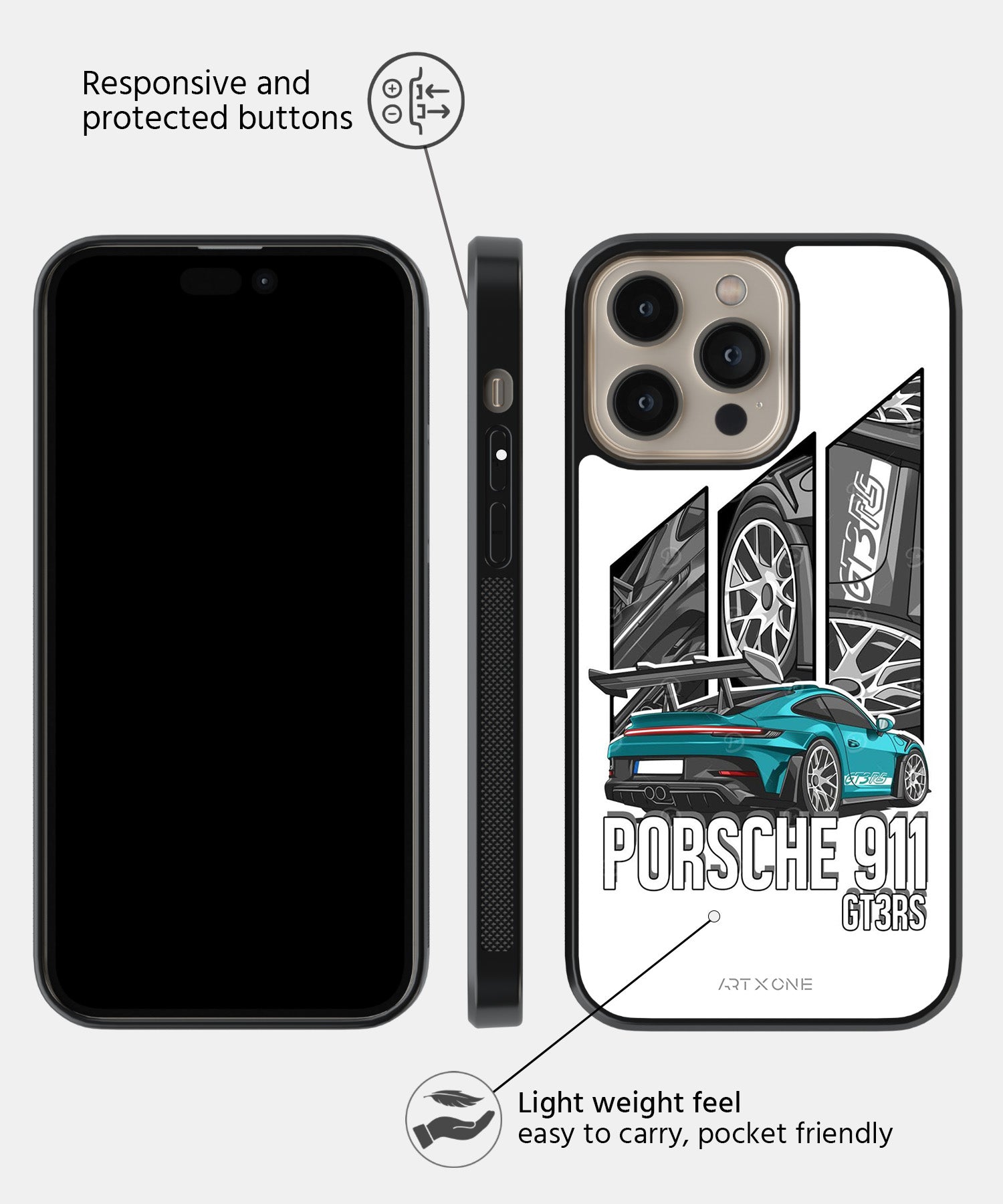 Sports Car  (Porsche 911 GT3 RS) Mobile Back Cover